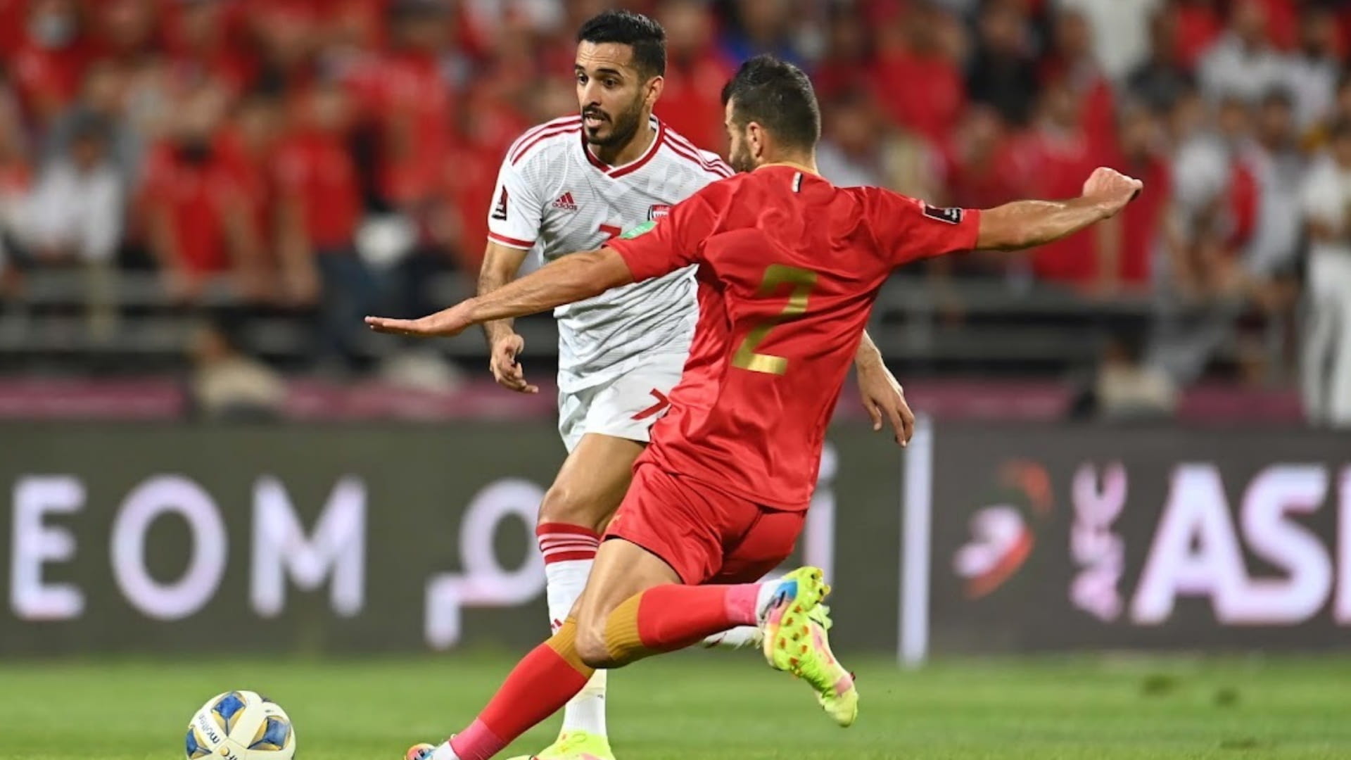 صورة بعنوان: التعادل الإيجابي يحسم لقاء سوريا والإمارات في تصفيات المونديال  