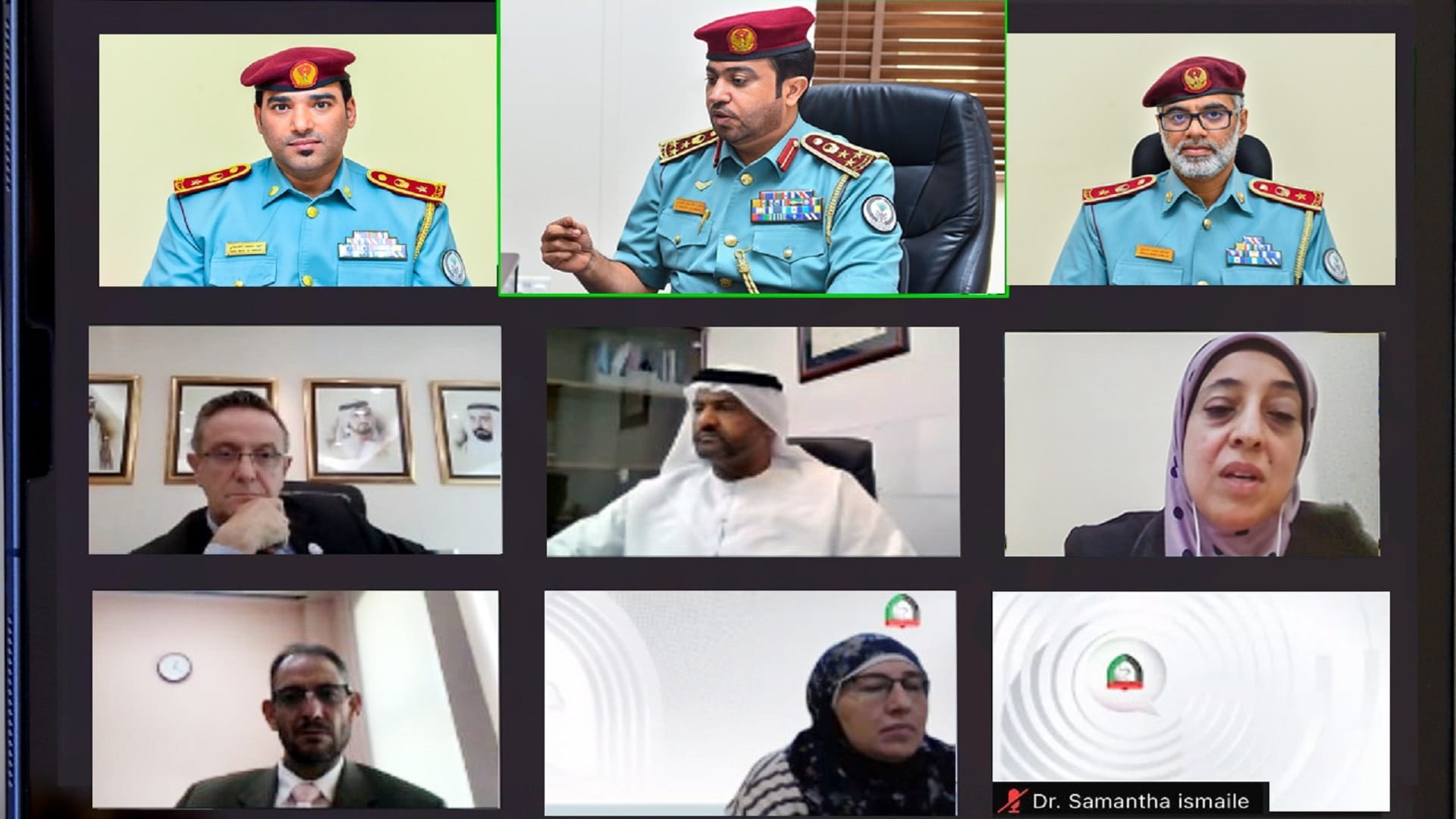 صورة بعنوان: شرطة الشارقة تنظم ندوة افتراضية حول مشاريع الإمارات المستقبلية 