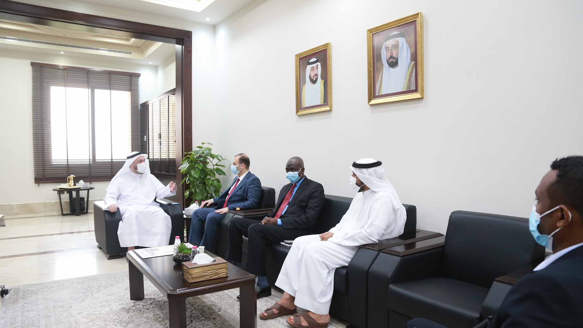 صورة بعنوان: الجامعة القاسمية تبحث التعاون مع الجامعات المصرية 