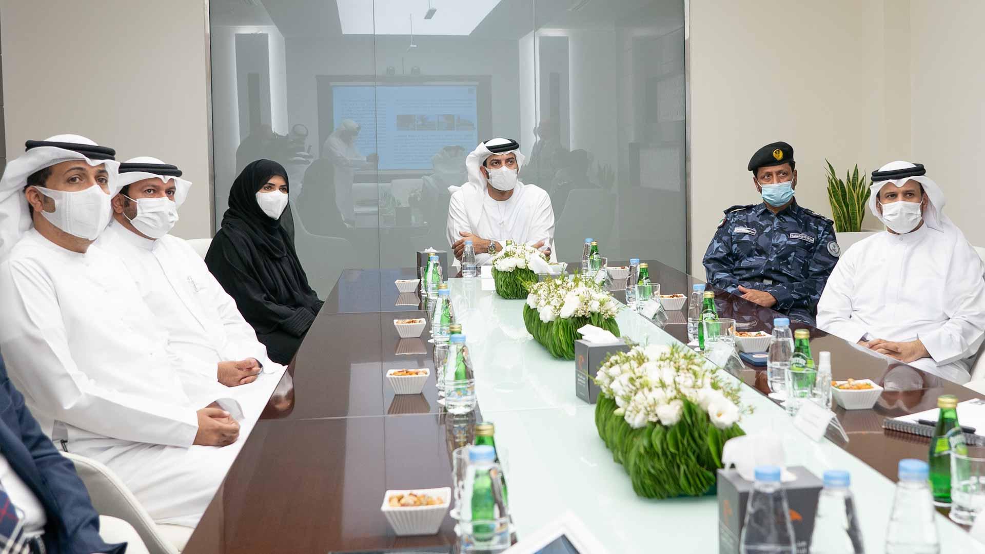 Image for the title: Sultan bin Ahmed attends launch of environmental films initiative 