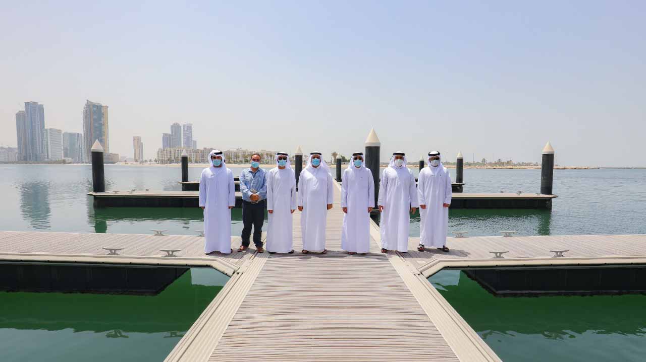 صورة بعنوان: مجلس الخالدية يتسلم المرحلة الـ 2 من مشروع مرسى الصيادين بالخان 