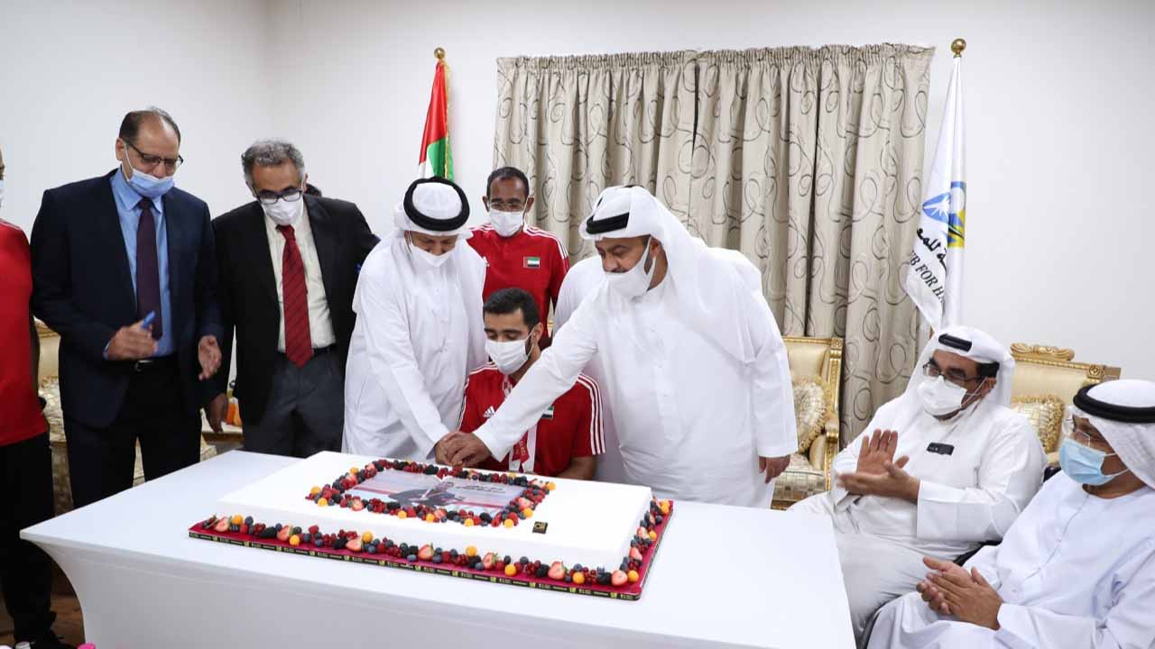Image for the title: 'Al Thiqah Club' celebrates Mohammed Al Qayed 