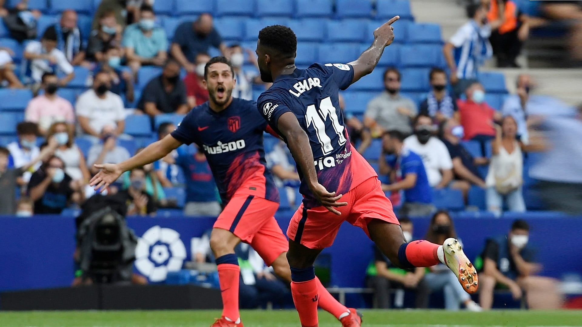 صورة بعنوان: أتلتيكو مدريد يتخطى إسبانيول بصعوبة في الدوري الإسباني 