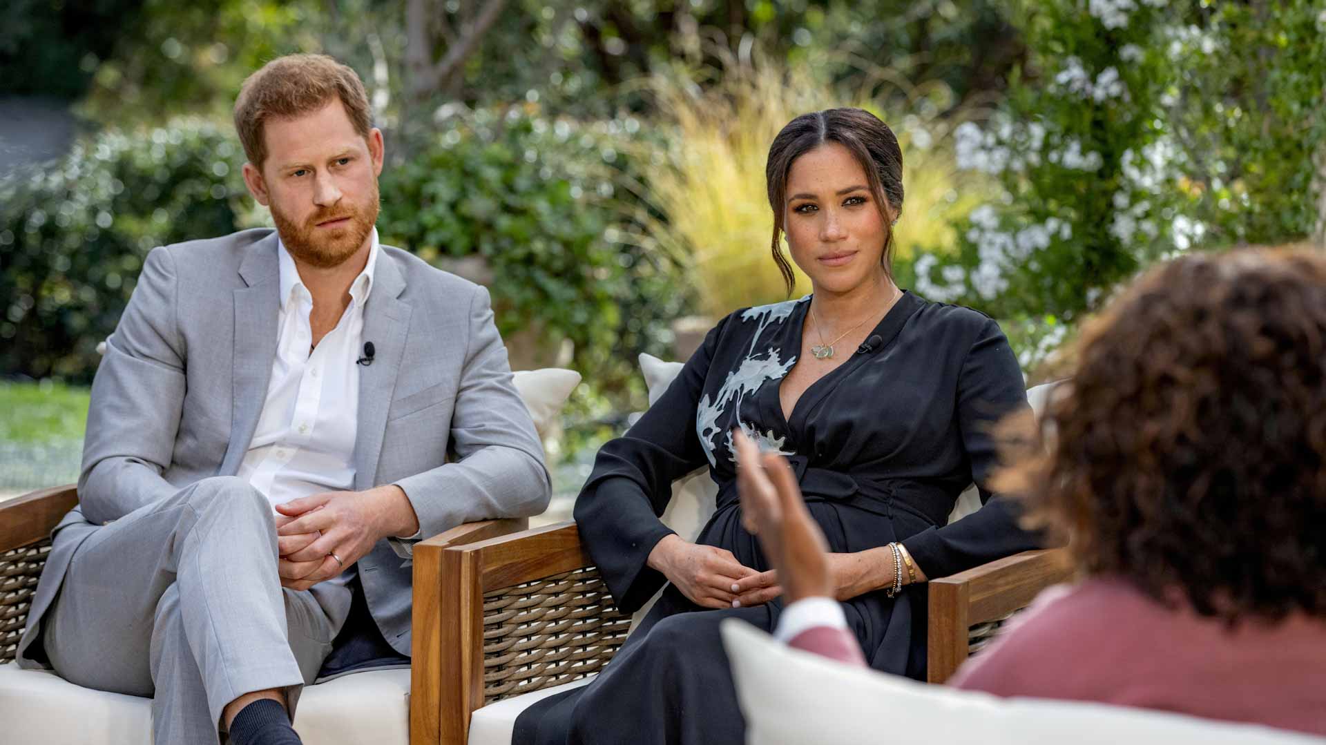 Image for the title: Oprah's Harry and Meghan TV interview loses out at Emmys 