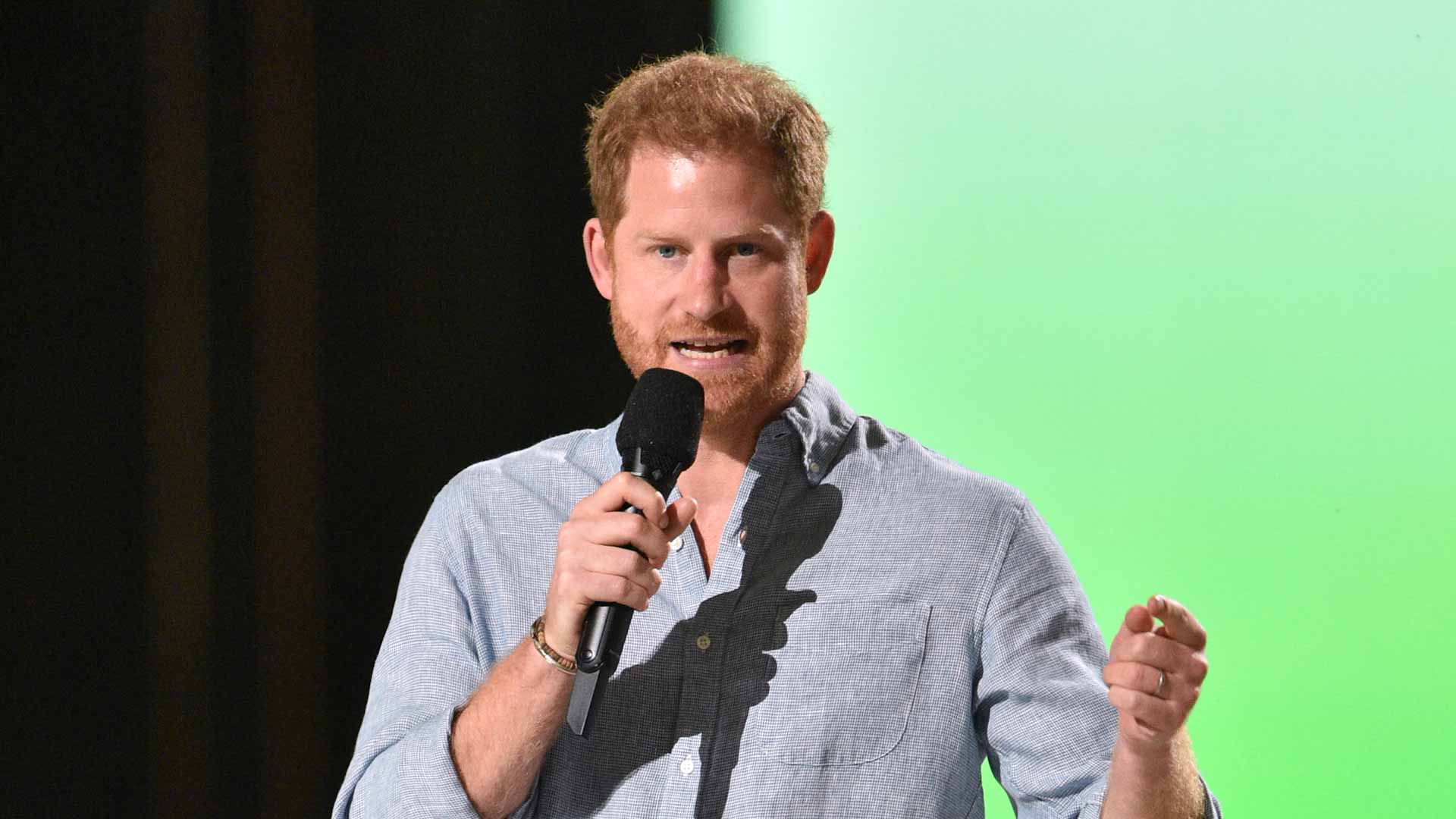Image for the title: Prince Harry and Jill Biden pay tribute to America's war wounded 