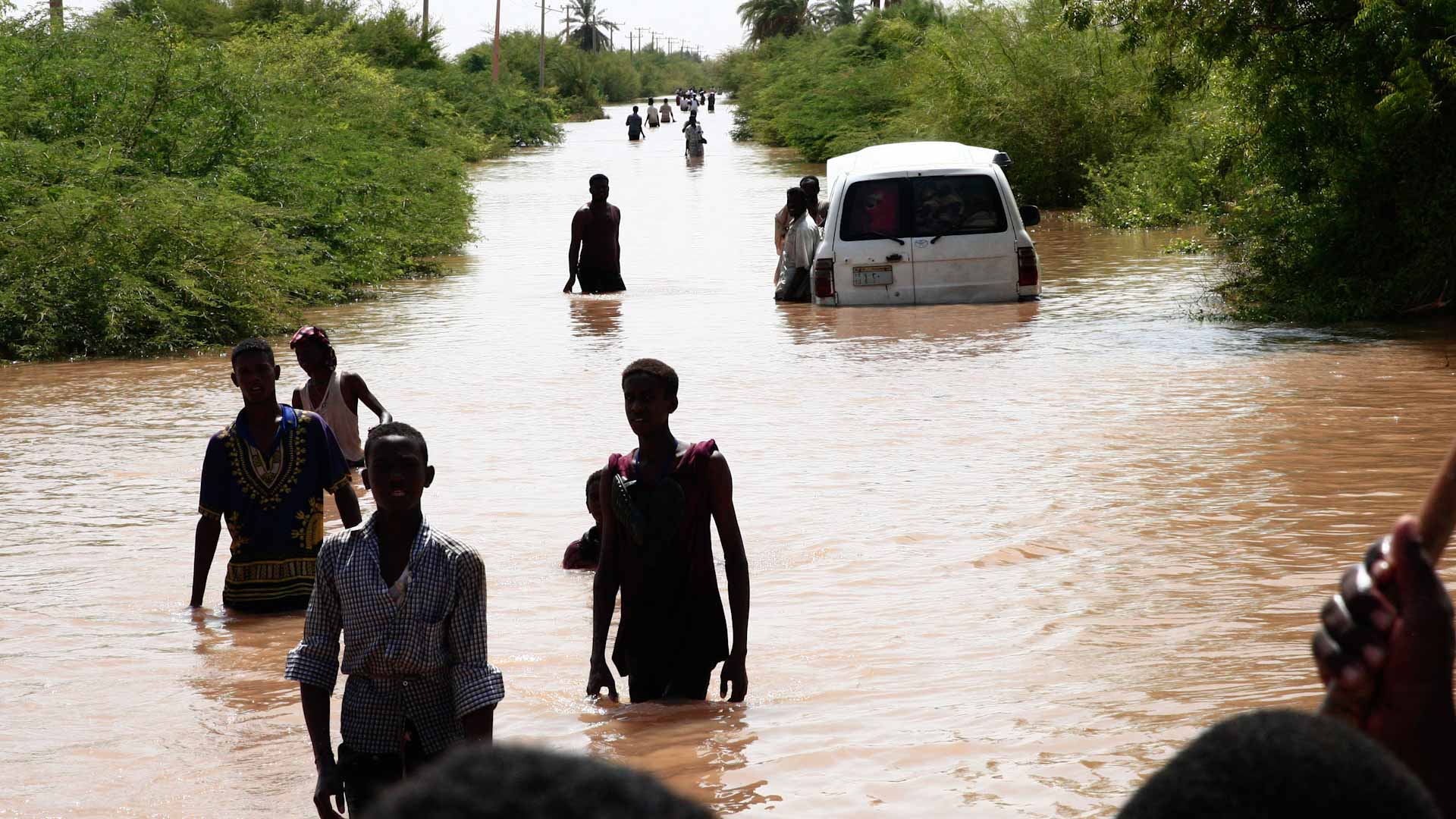 Image for the title: Sudan floods kill over 80 people: official 