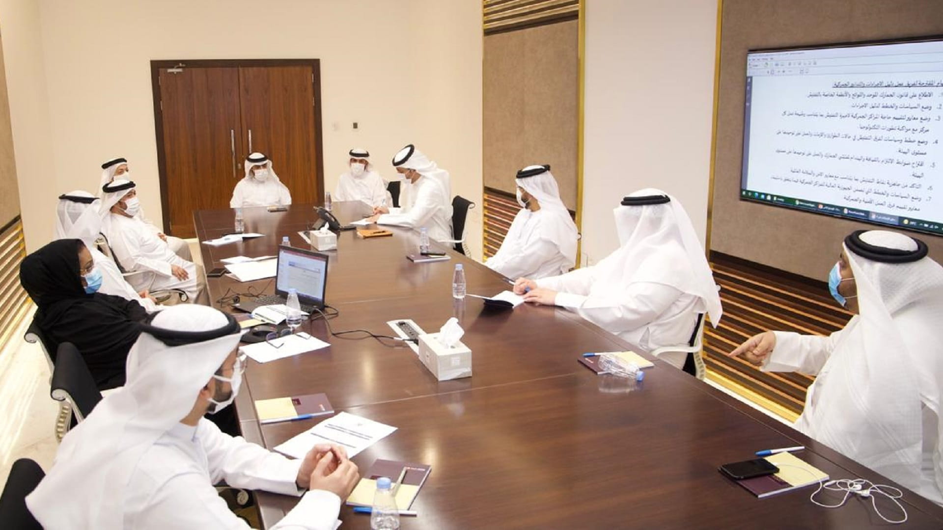 Image for the title: Khalid Al Qasimi meets SC's Customs Policies and Procedures Cmte. 