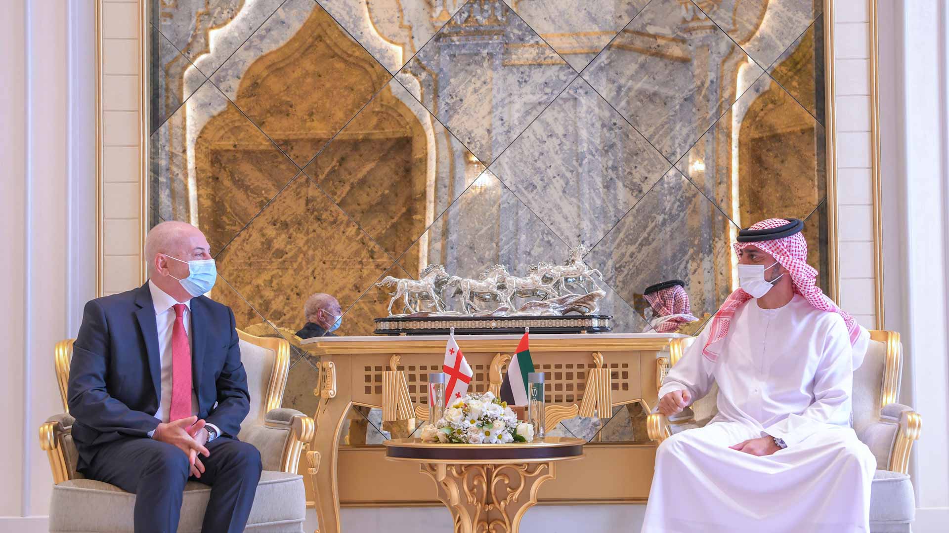 Image for the title: Ajman Crown Prince receives Georgian Ambassador 