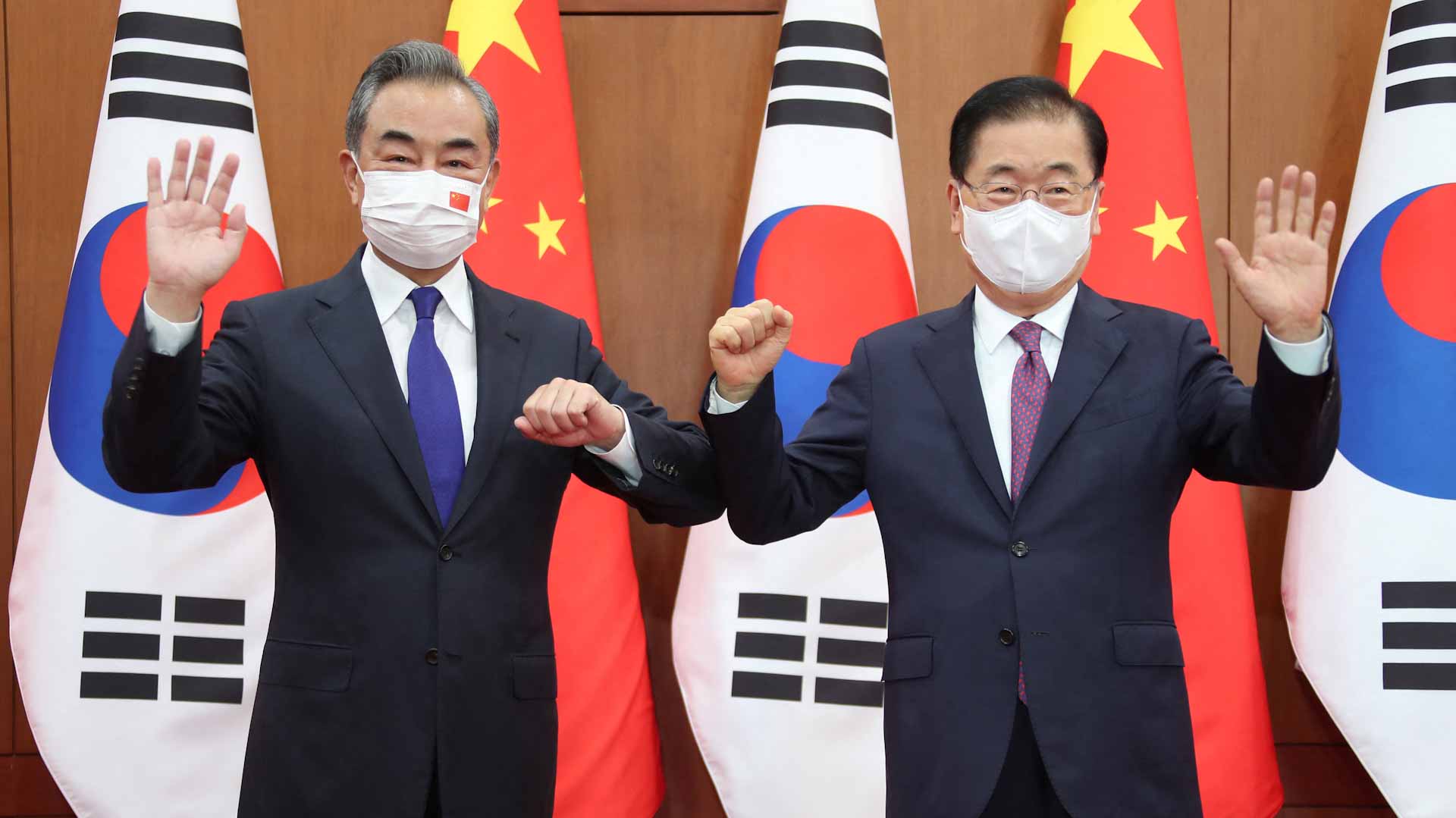 Image for the title: SKorea, China hold talks over NK missile test, stalled diplomacy 