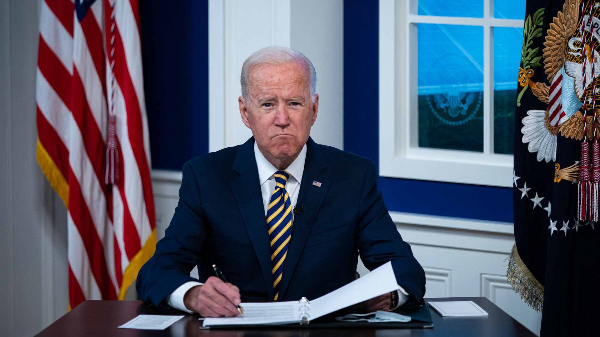 صورة بعنوان: بايدن يطلب من زعماء العالم خفض انبعاثات الميثان لكسب معركة المناخ 