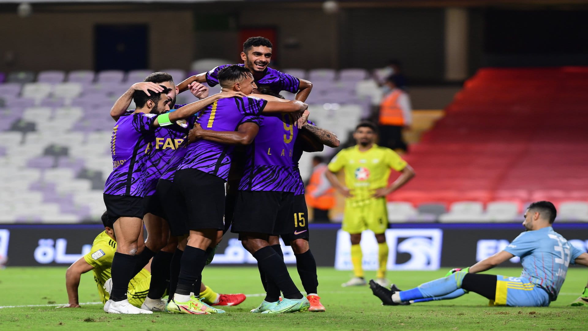 صورة بعنوان: دوري أدنوك .. كودجو يقود العين للفوز على كلباء برباعية  