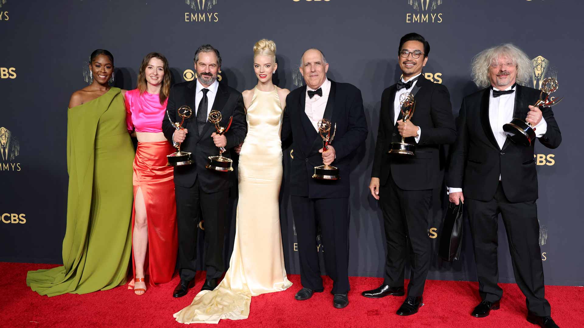 Image for the title: 'Ted Lasso,' 'The Crown,' 'Queen's Gambit' win top Emmy Awards 