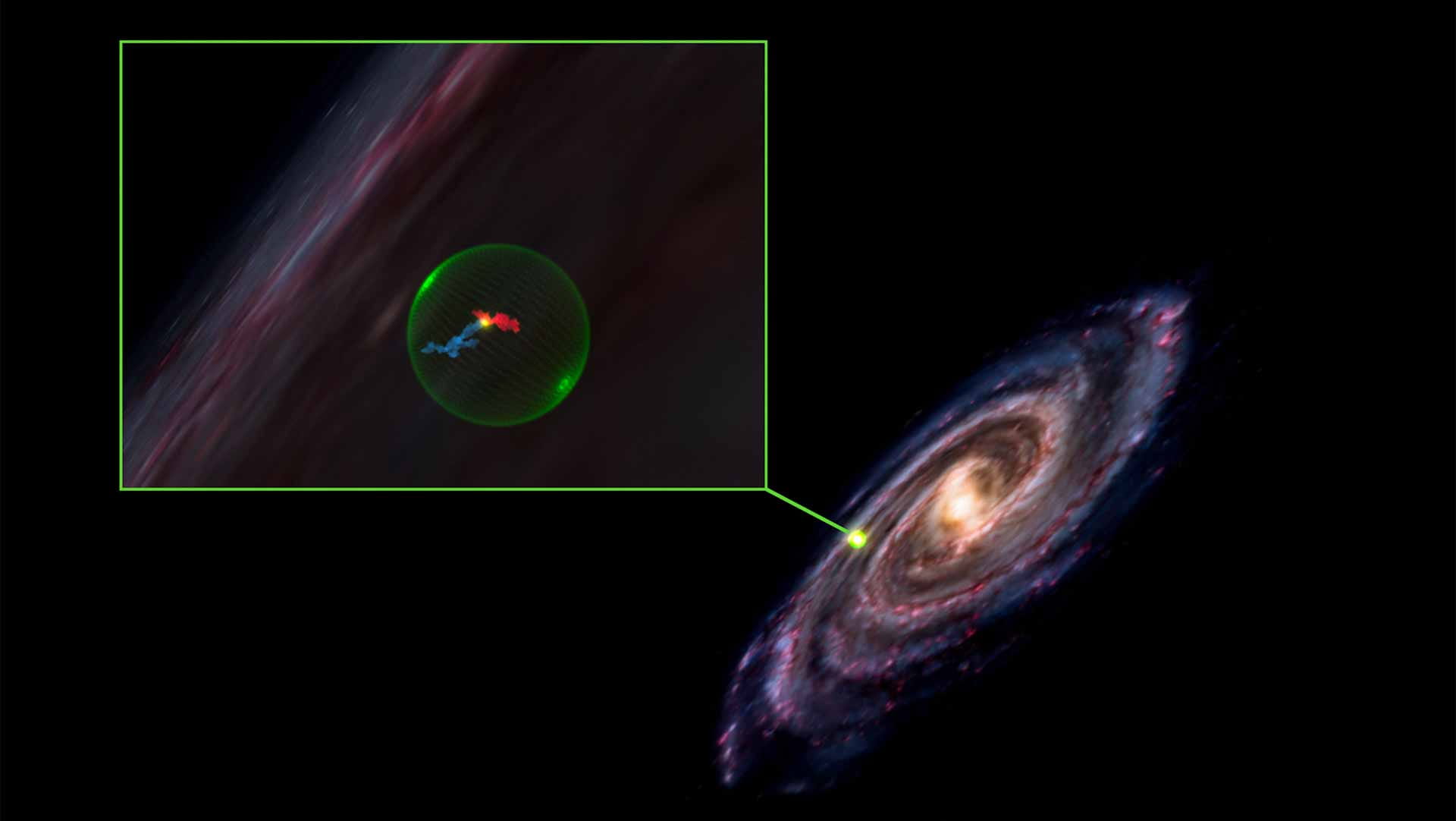 صورة بعنوان: في دراسة جديدة...اكتشاف تجويف عملاق بمجرة درب التبانة 