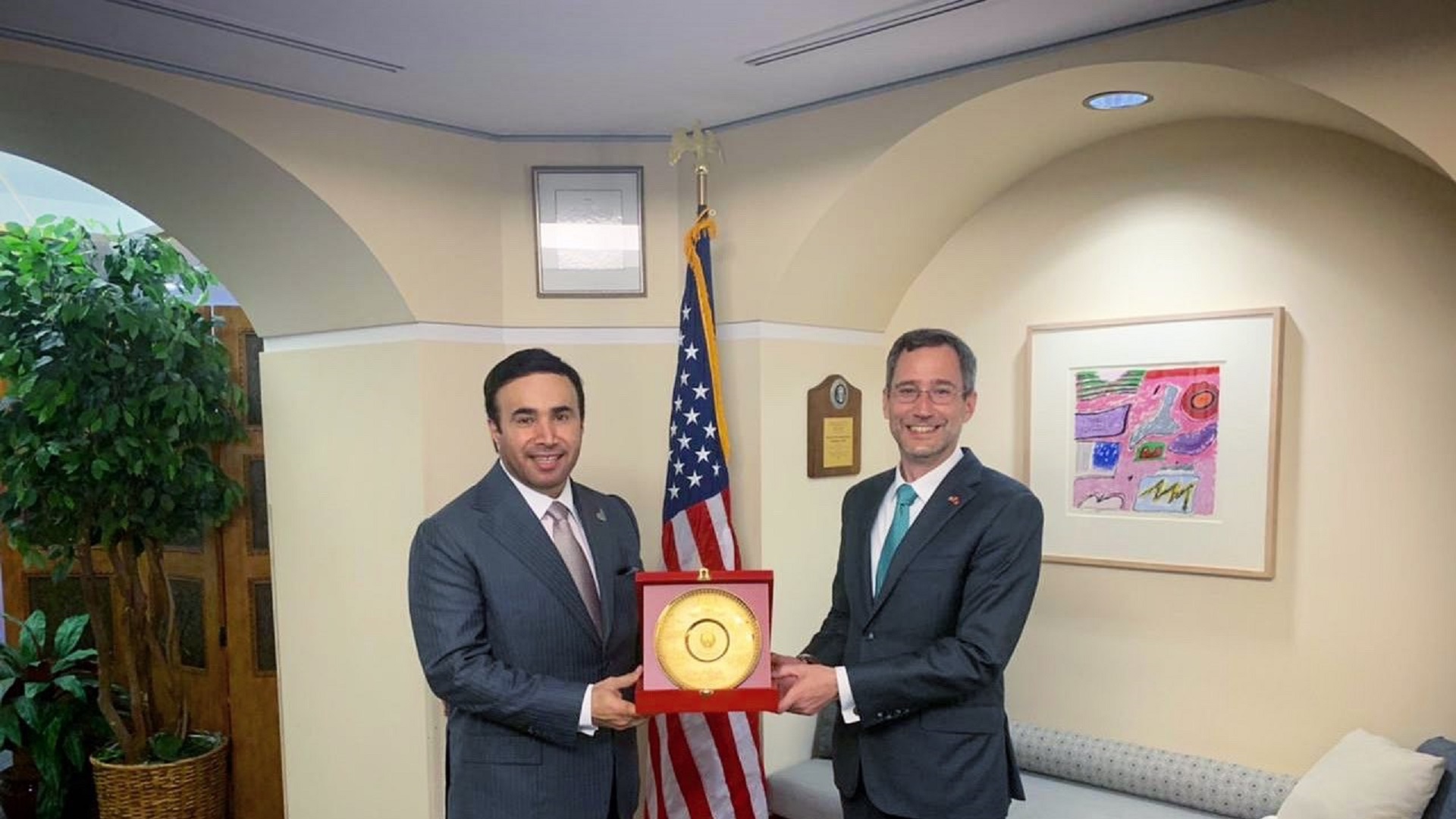 صورة بعنوان: جولة أميركية لمفتش عام وزارة الداخلية 