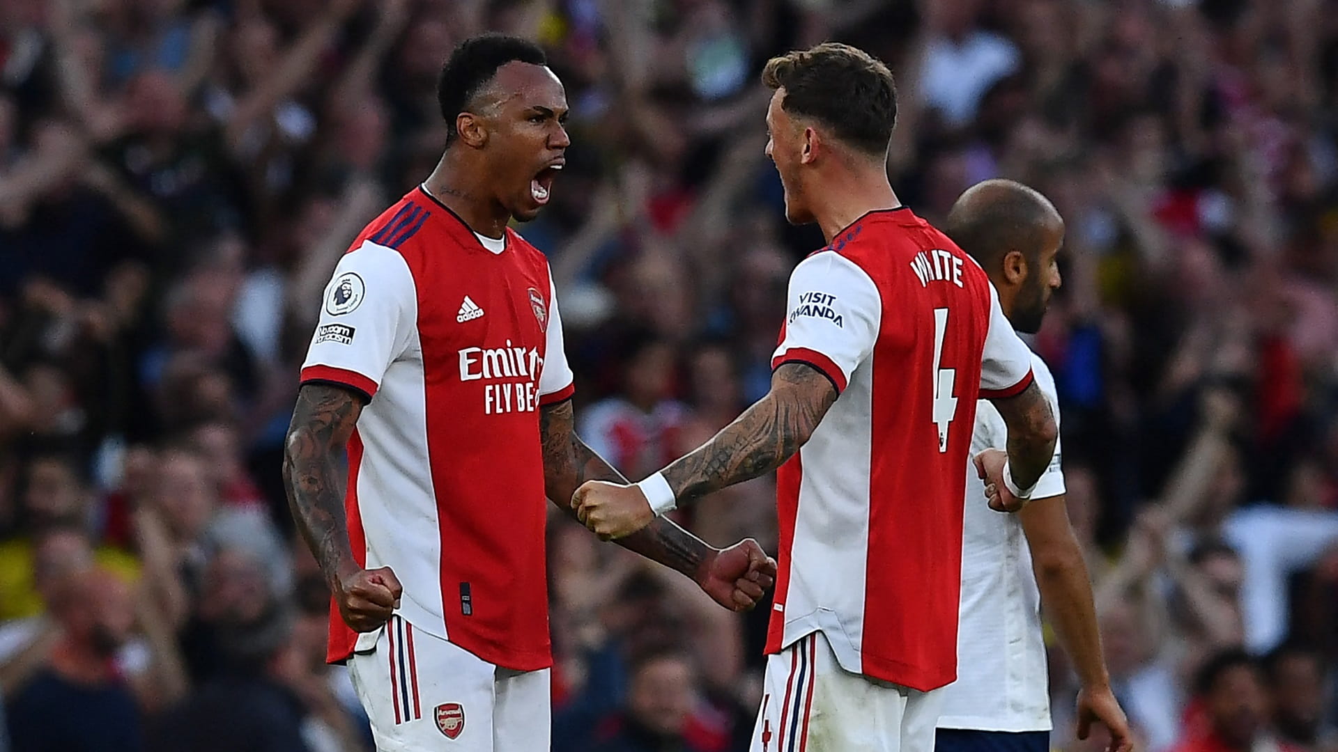 صورة بعنوان: أرسنال يحقق فوزه الثالث على التوالي بالدوري الإنجليزي الممتاز 