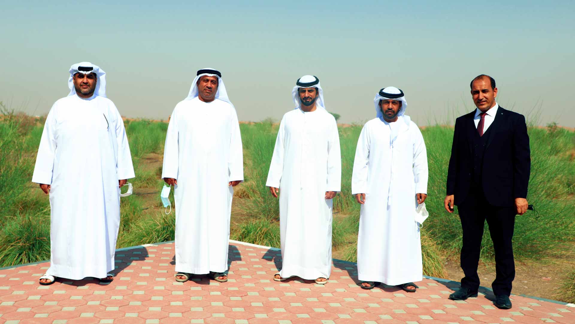 Image for the title: Al Hamriyah Municipality visits Suhaila, Zubaydah’ pasture 