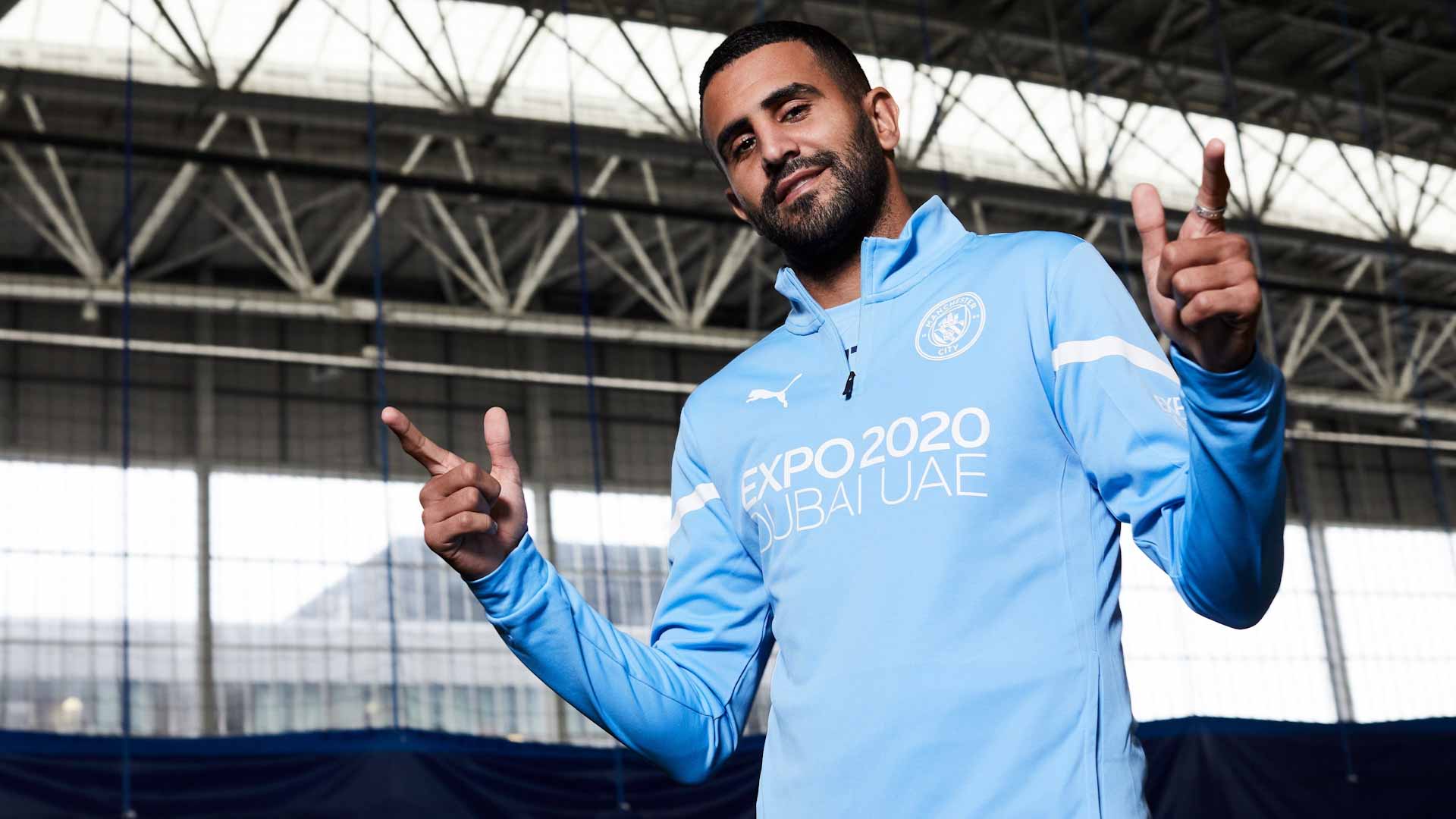 صورة بعنوان: مانشستر سيتي يعلن "إكسبو 2020 دبي" شريكاً للزي التدريبي للفريق 