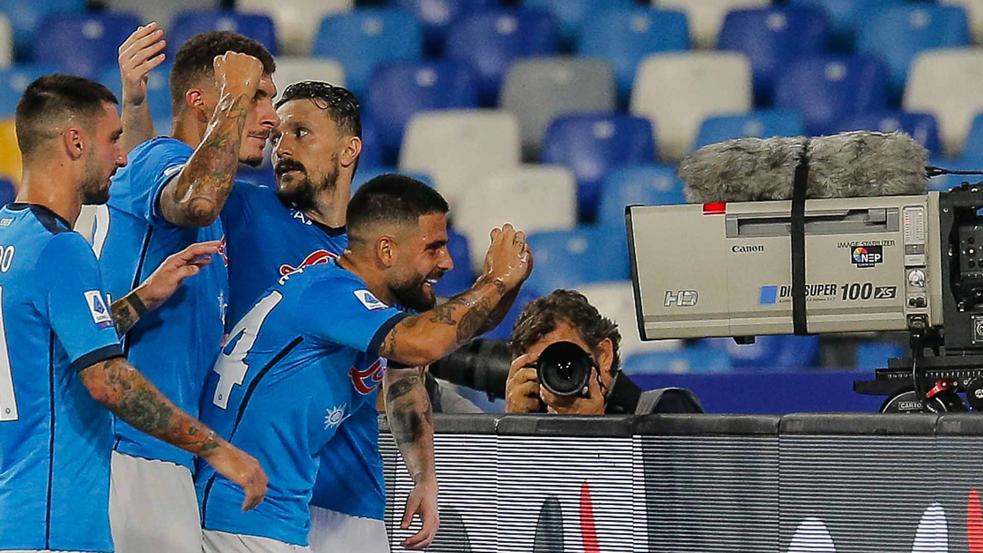 صورة بعنوان: نابولي يحقق العلامة الكاملة حتى الآن في الدوري الإيطالي  