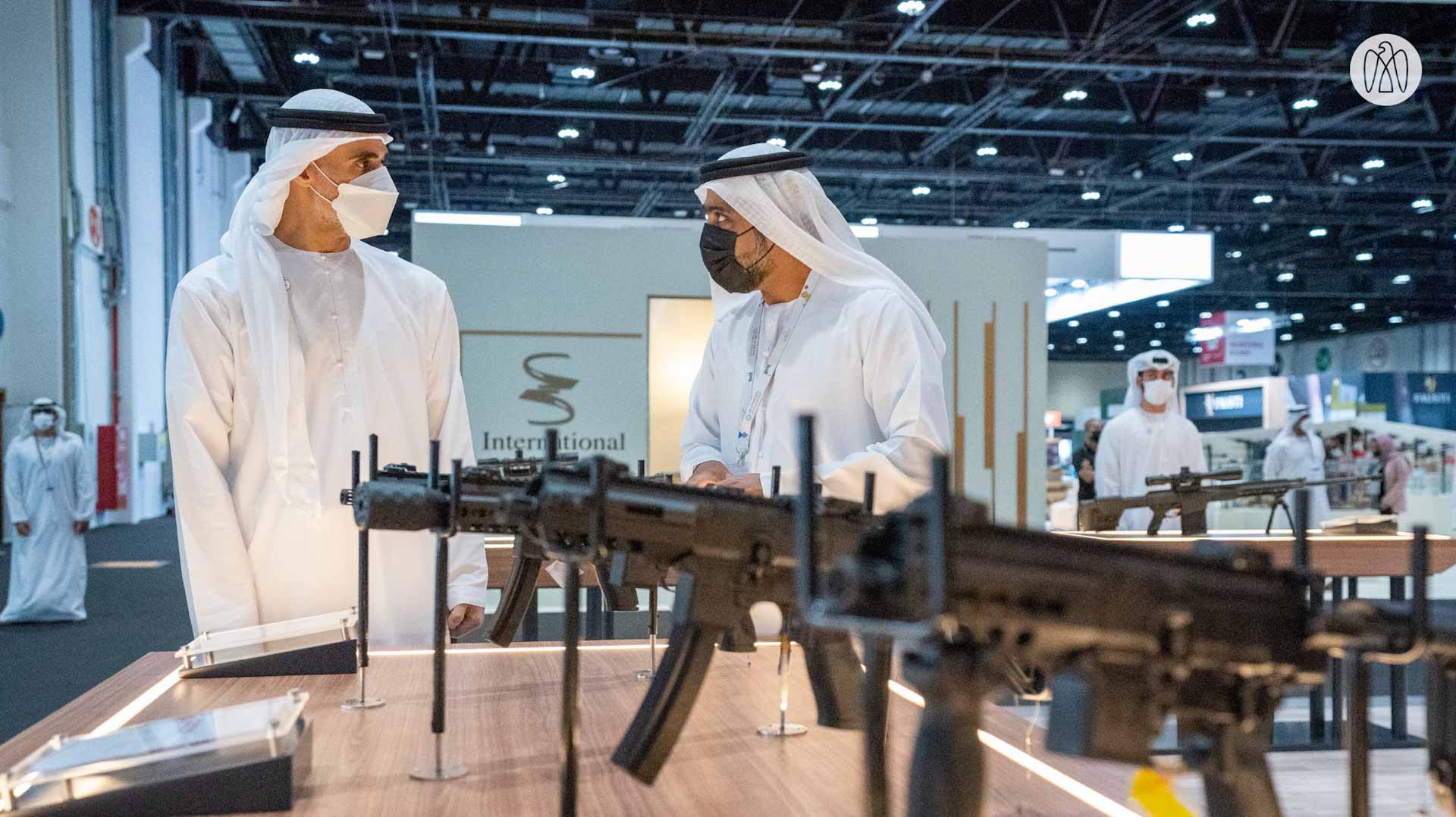 Image for the title: Khaled bin Mohamed bin Zayed visits 18th edition of ADIHEX 