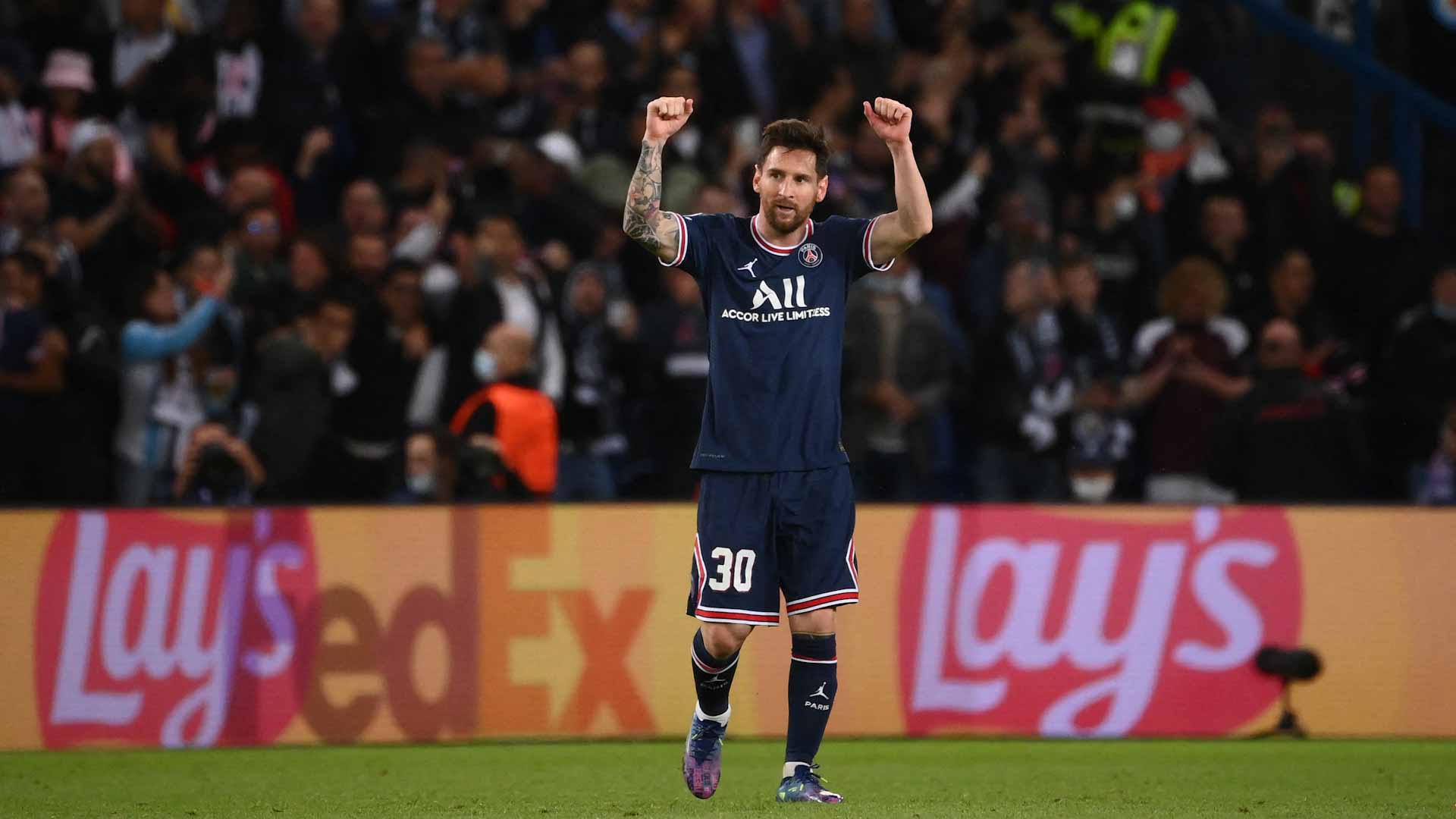 صورة بعنوان: ميسي يقود سان جيرمان للفوز على مانشستر سيتي في دوري الأبطال 