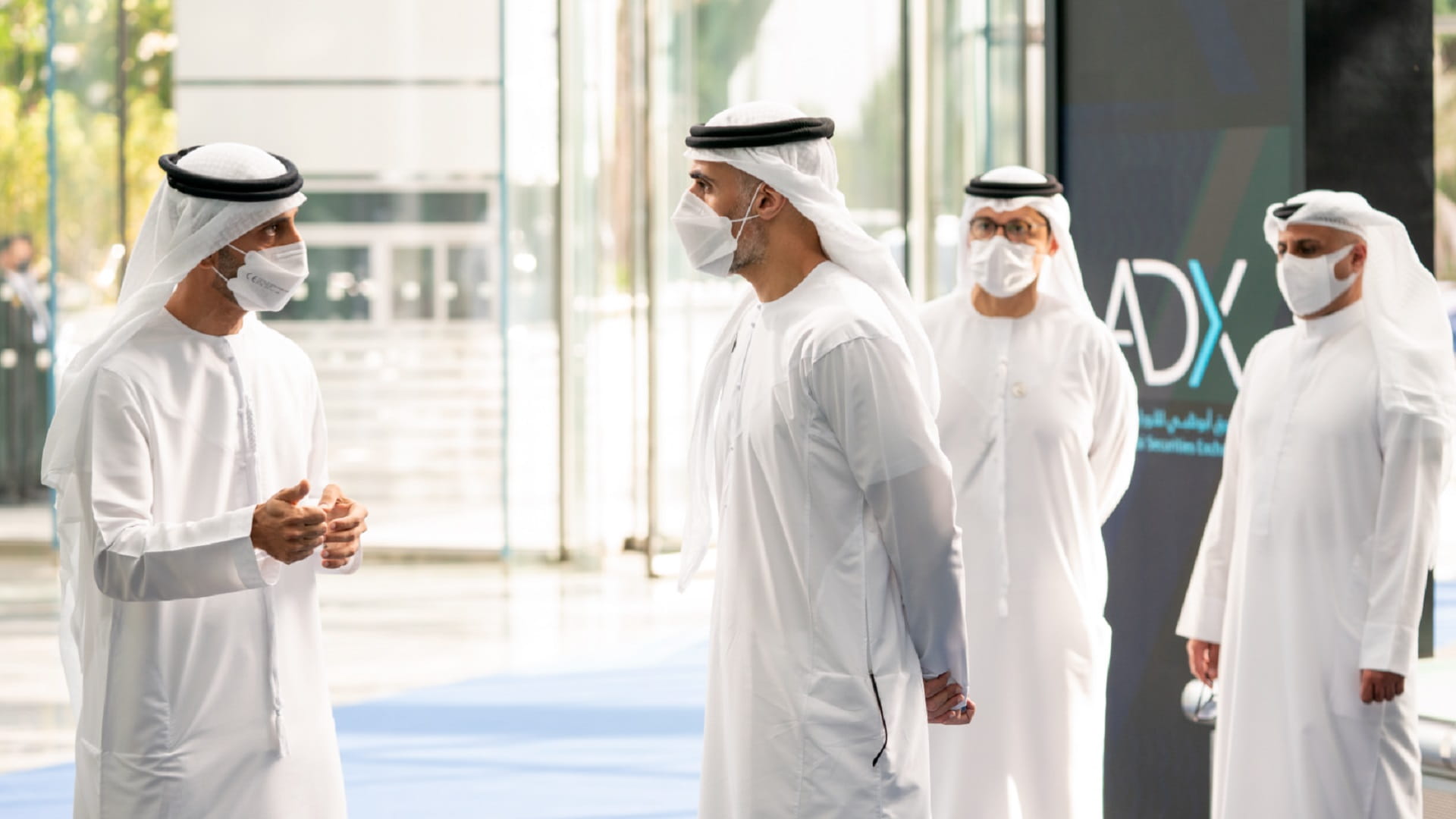 Image for the title: Khaled bin Mohamed bin Zayed inaugurates new trading floor at ADX 