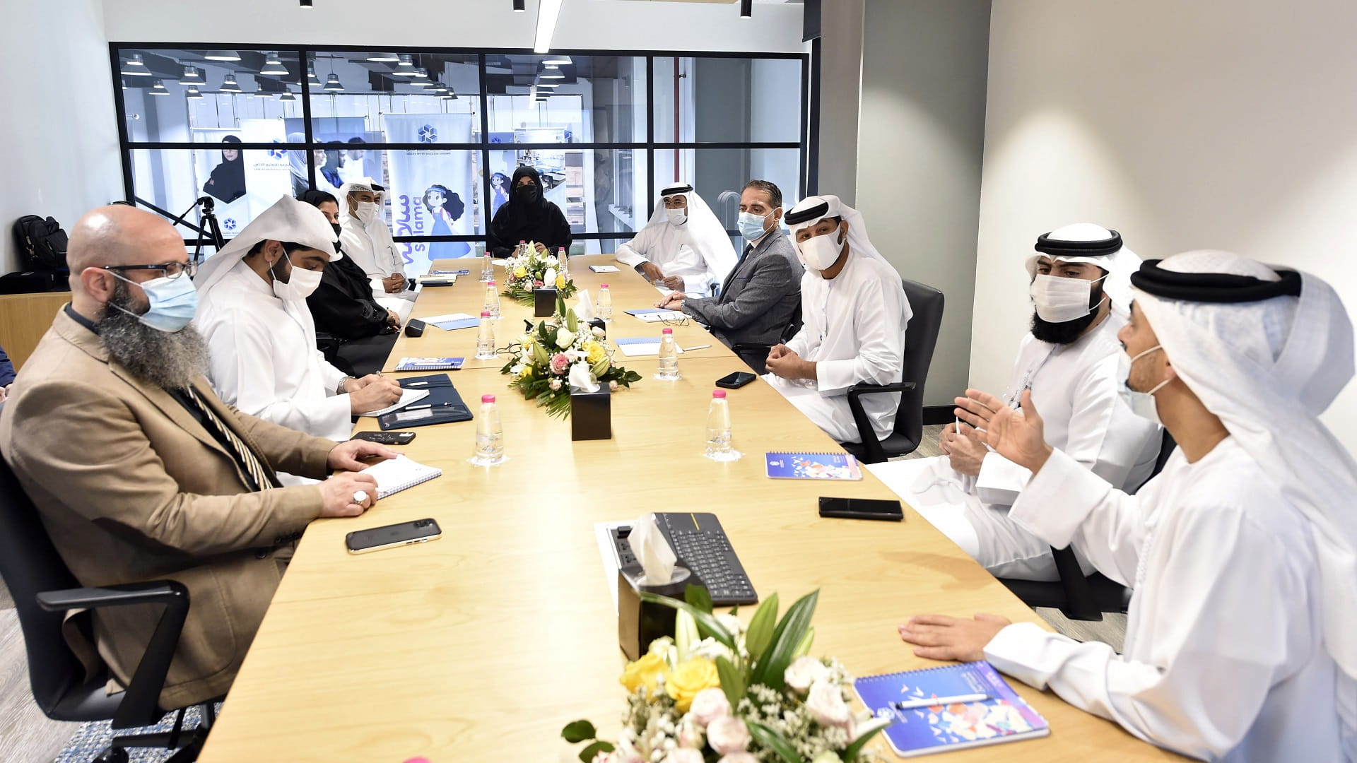 صورة بعنوان: هيئة الشارقة للتعليم الخاص تستعرض تجربتها أمام وفد "تنفيذي عجمان" 