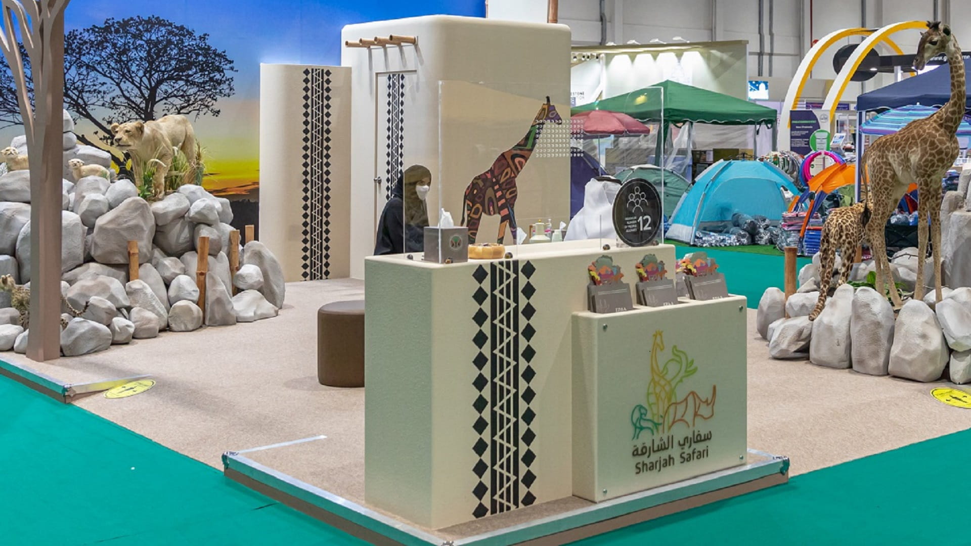 صورة بعنوان: "بيئة ومحميات الشارقة" تشارك بمعرض أبوظبي الدولي للصيد والفروسية 
