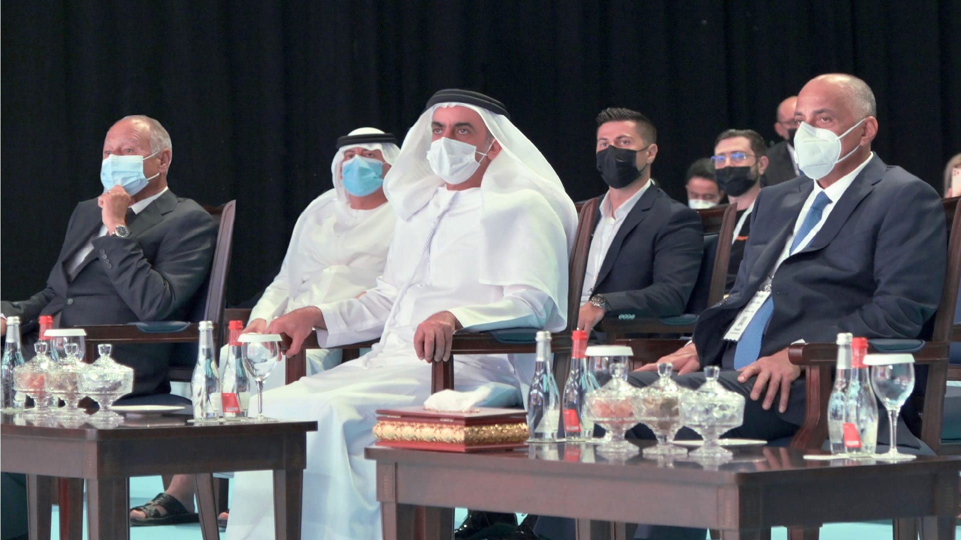 صورة بعنوان: سيف بن زايد يفتتح مؤتمر ومعرض تكنولوجيات الاقتصاد الرقمي "سيملس" 