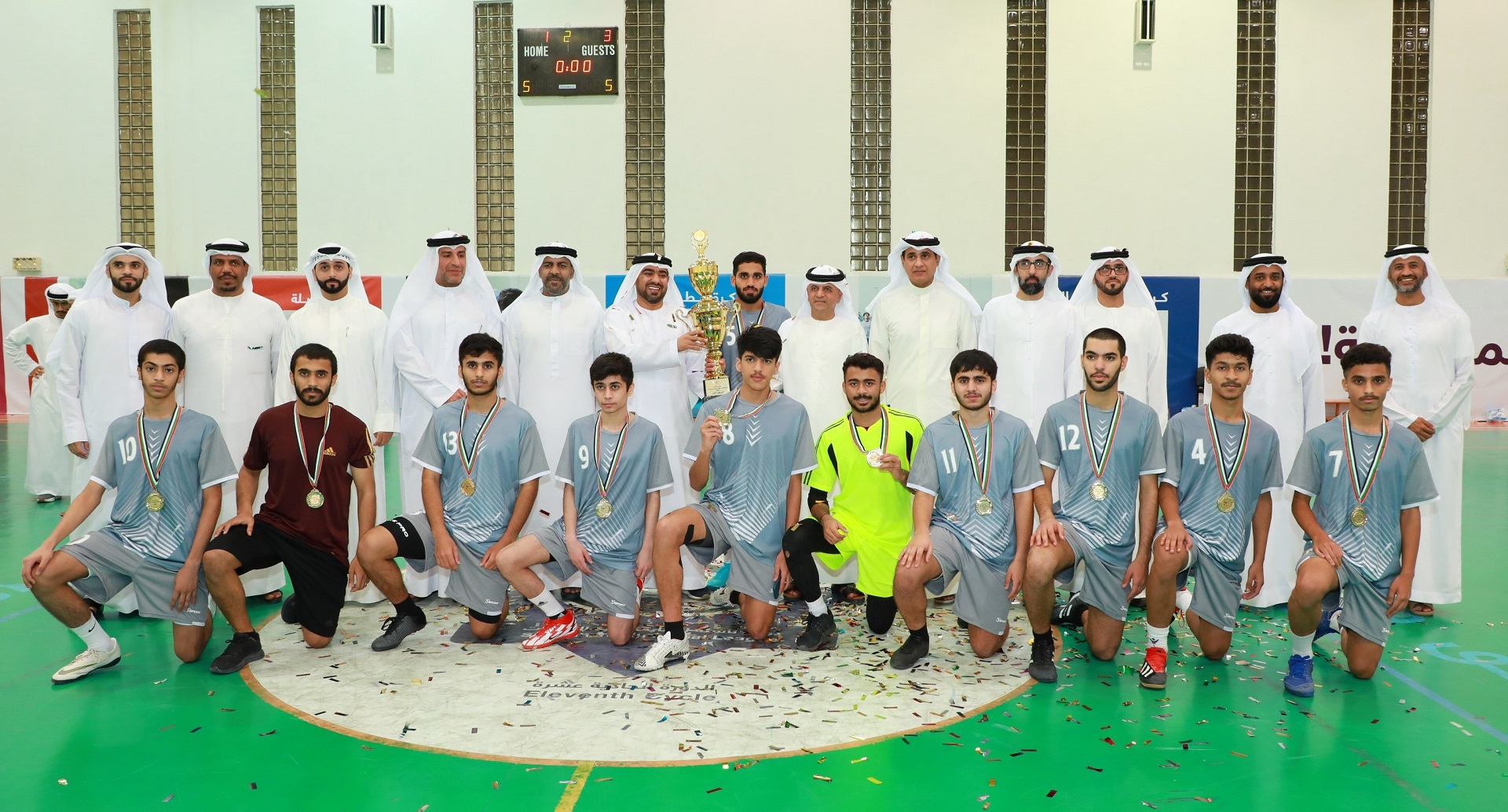 صورة بعنوان: ختام مميز لبطولة ناشئة خورفكان الرمضانية لكرة قدم الصالات 