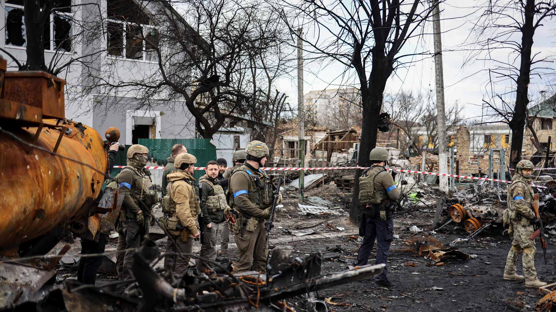 Image for the title: Besieged Ukrainian city Mariupol '90 percent' destroyed: mayor 