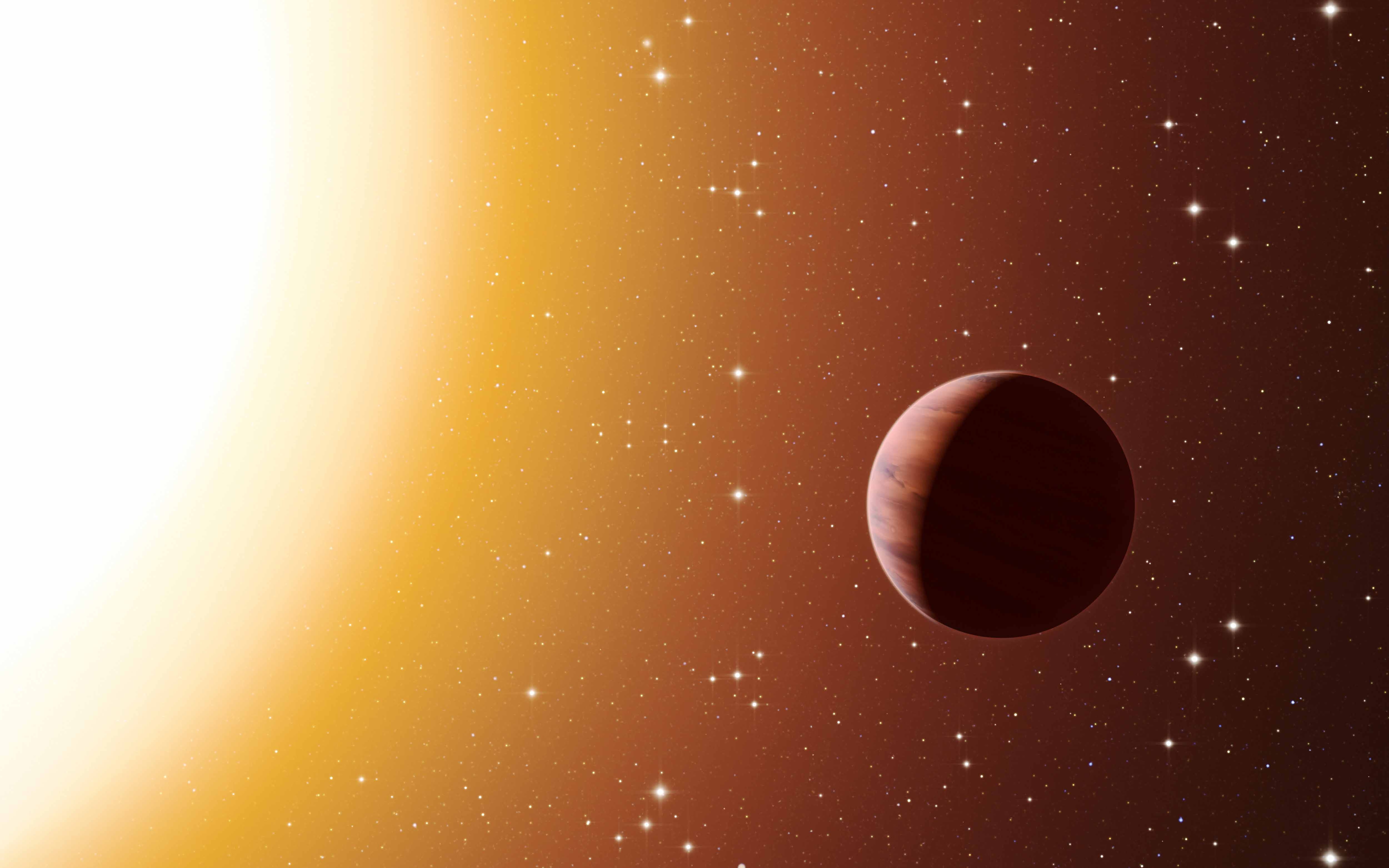 Image for the title: Gigantic Jupiter-like alien planet observed still 'in the womb' 