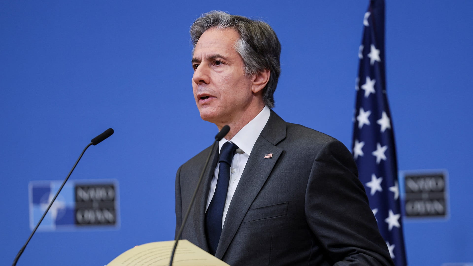 صورة بعنوان: بلينكن: الولايات المتحدة تواصل الضغط على روسيا 