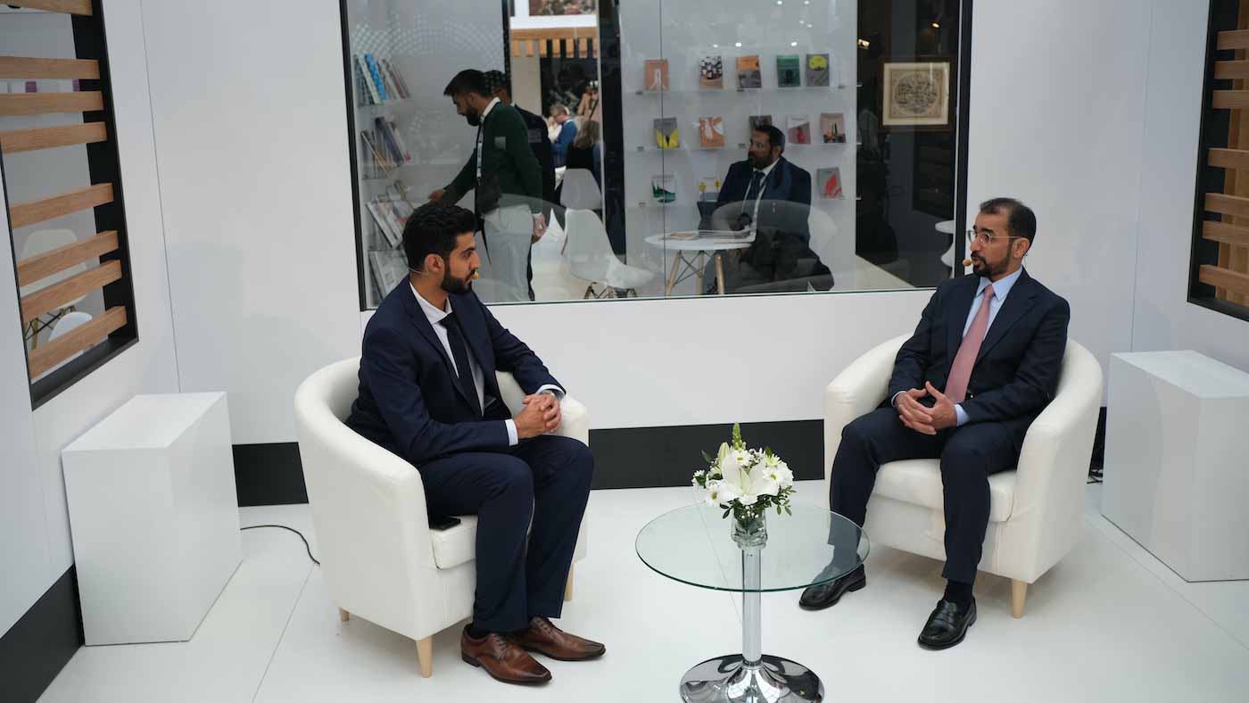 Image for the title: SBA broadcasts Sharjah Cultural Project in the London Book Fair 