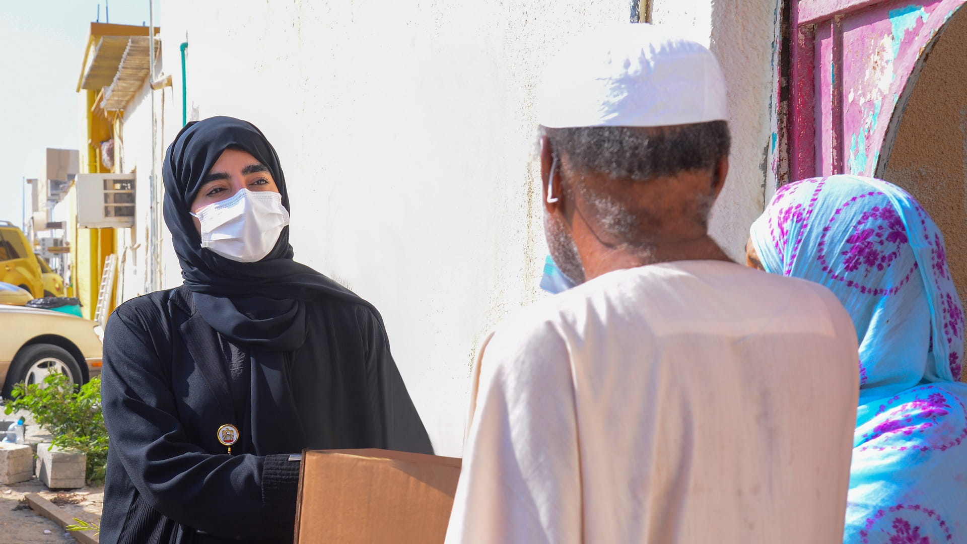 Image for the title: Sharjah Police distributes ‘Ramadan Meer’ to inmates’ families 