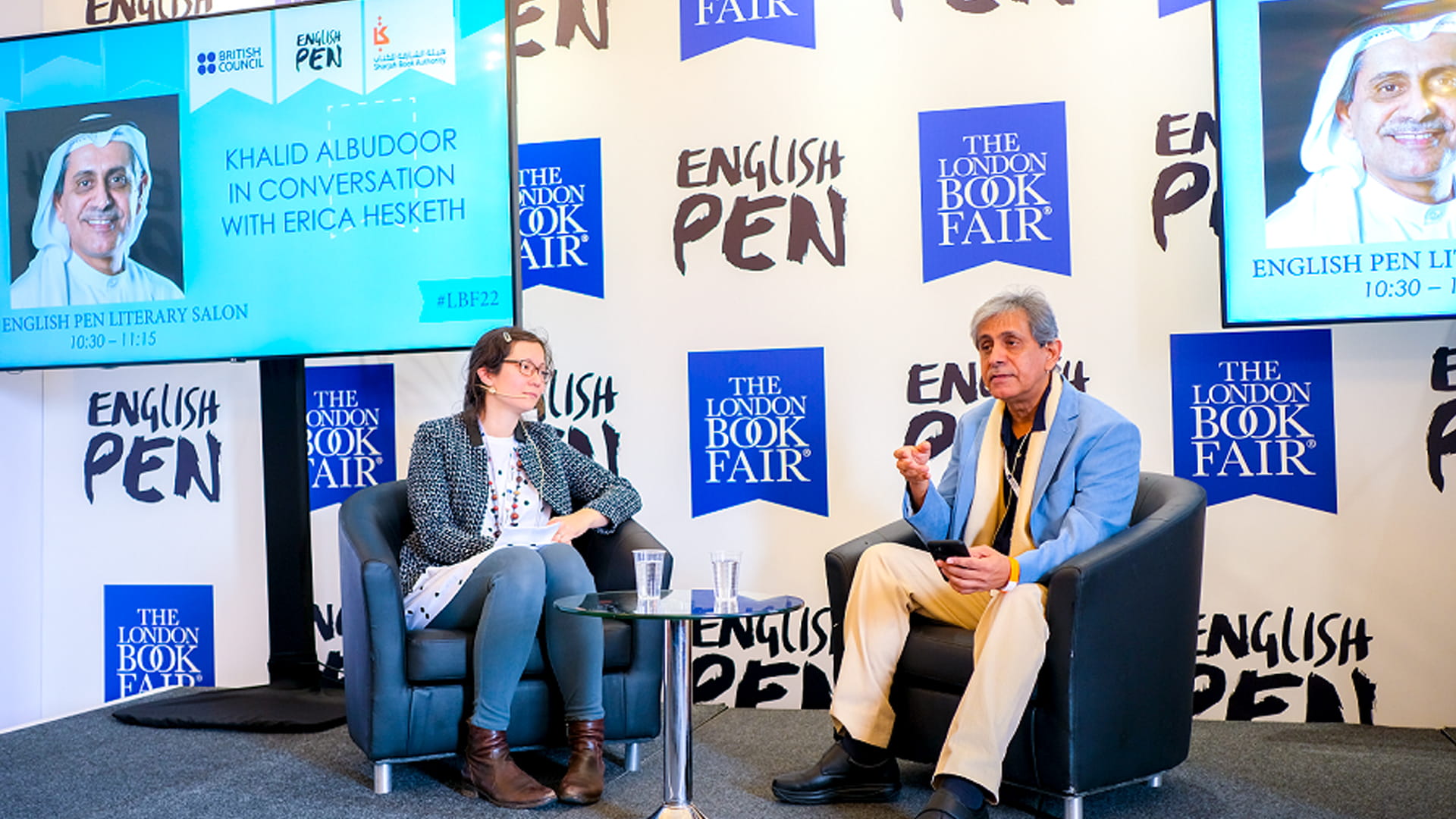 صورة بعنوان: خالد البدور من معرض لندن للكتاب: القصيدة ولادة جديدة للكلمات 