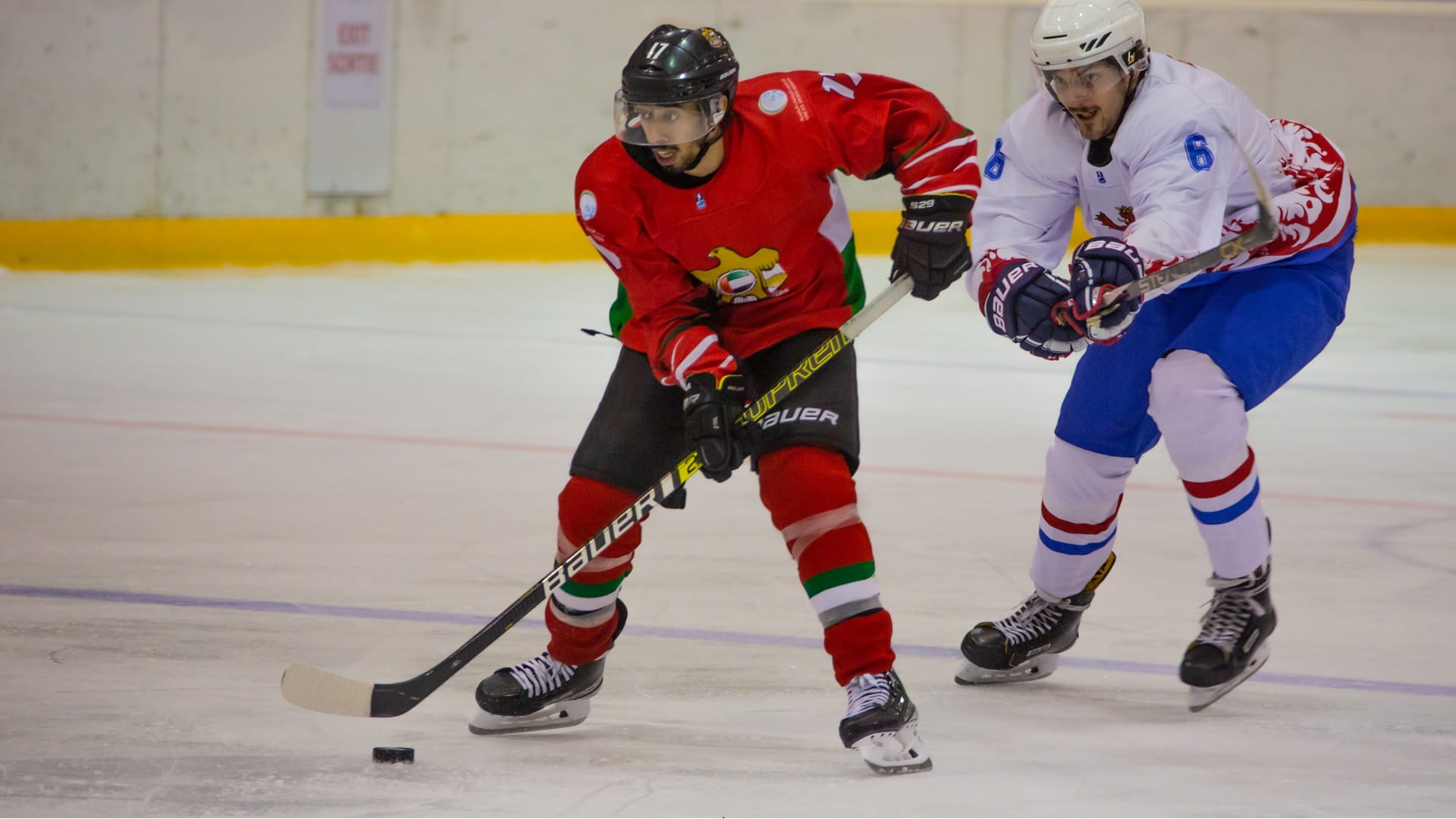 Image for the title: UAE team wins Ice Hockey World Championship in Luxembourg 