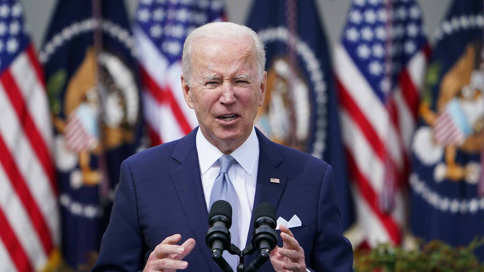 Image for the title: Biden cracks down on hard-to-trace 'ghost guns' 