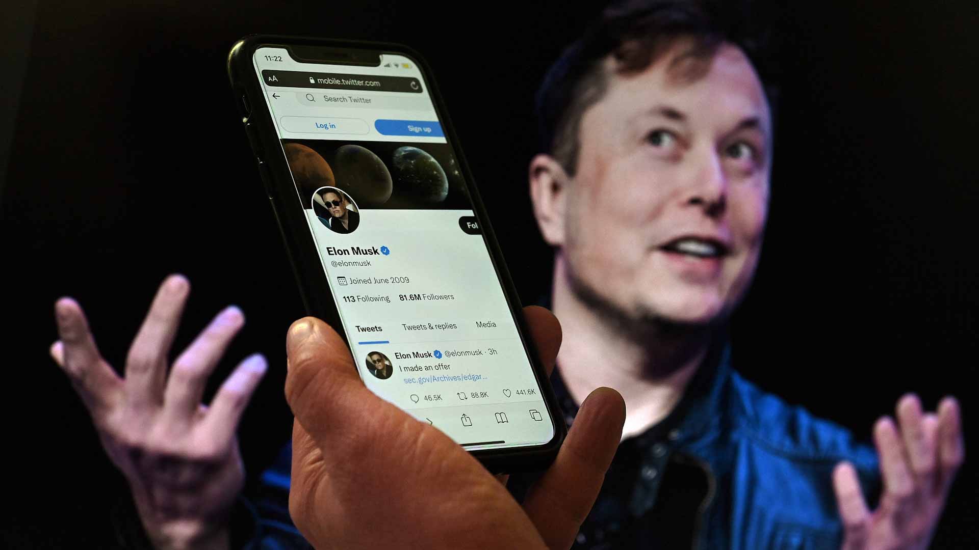 Image for the title: Musk says 'not sure' his Twitter buyout bid will succeed 