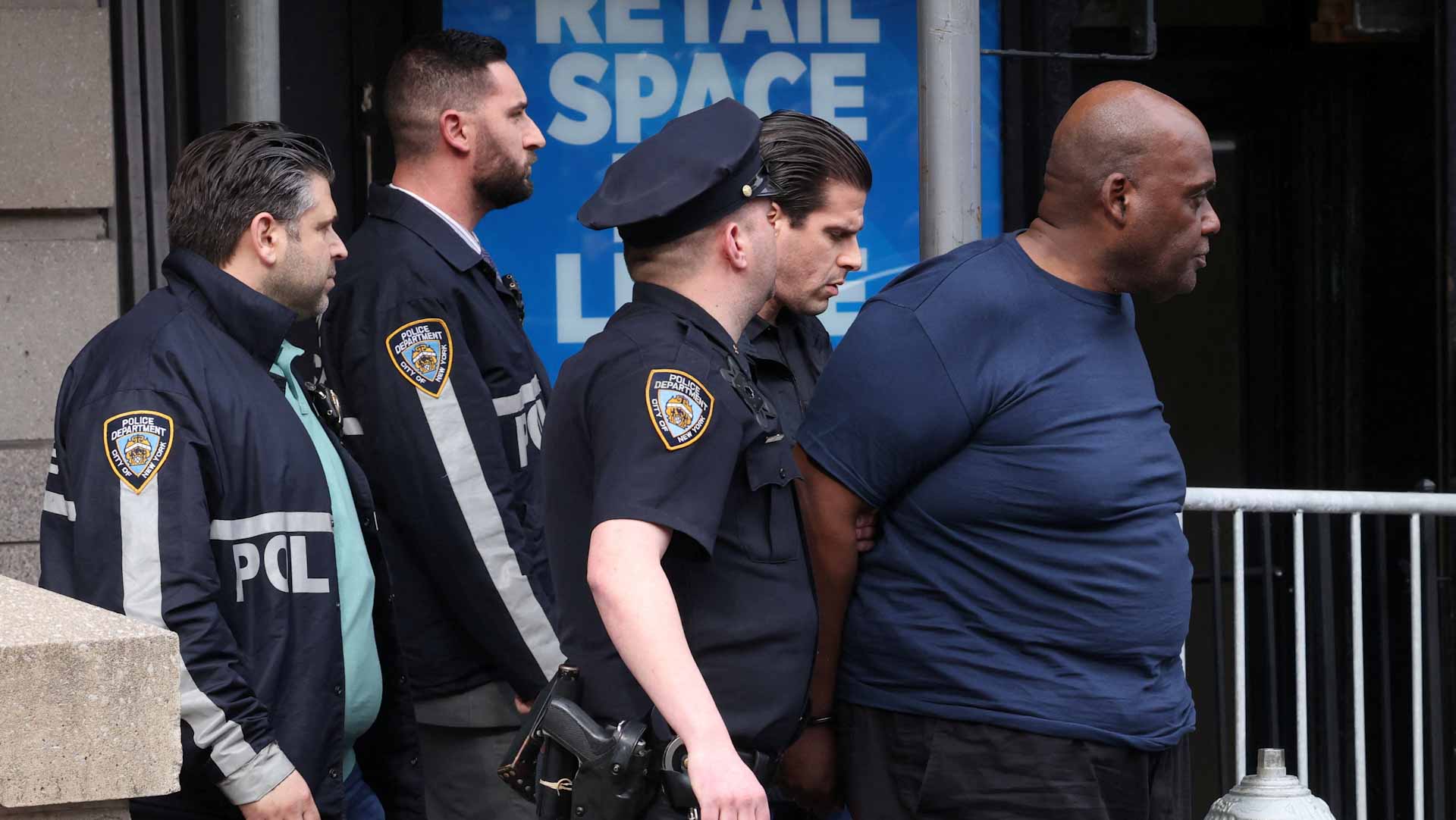 Image for the title: Suspect denied bail over New York subway shooting 
