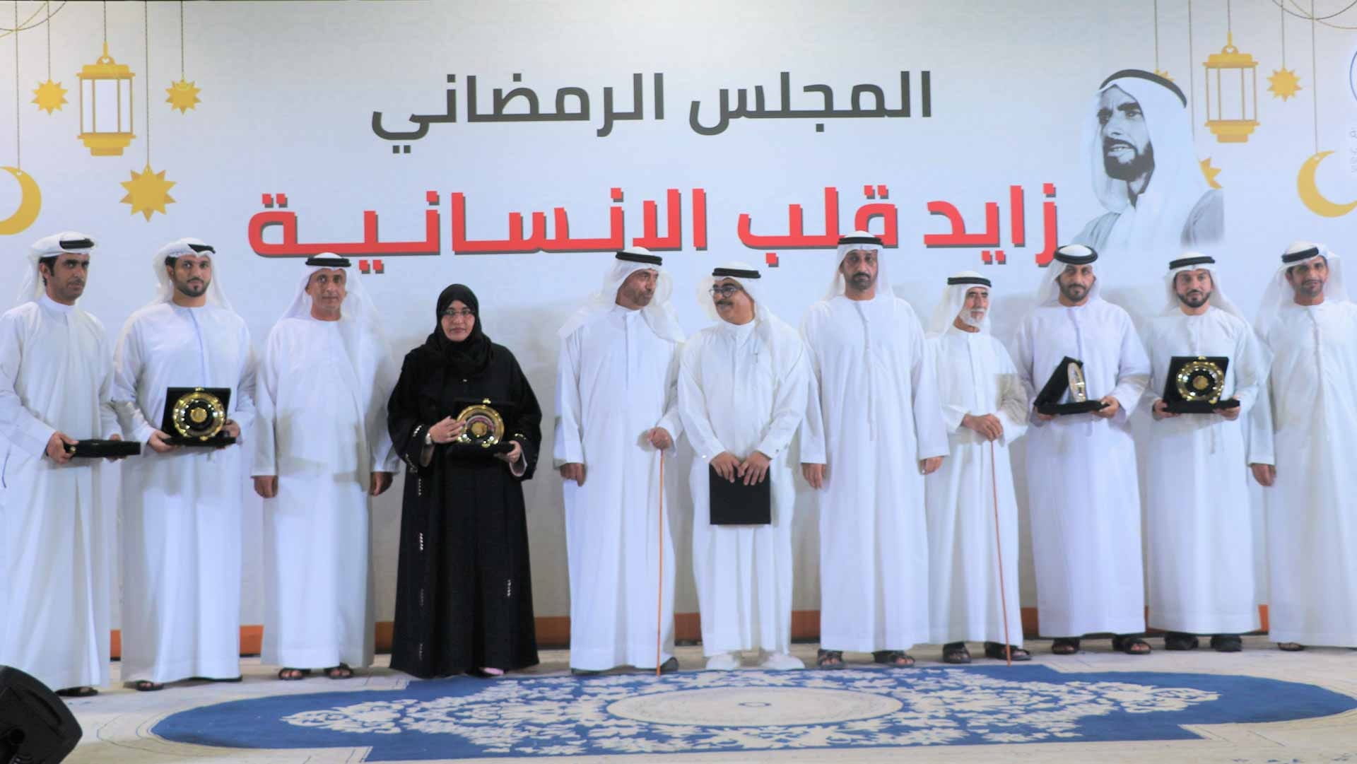 صورة بعنوان: نادي مليحة الرياضي ينظم مجلسه الرمضاني "زايد قلب الإنسانية" 