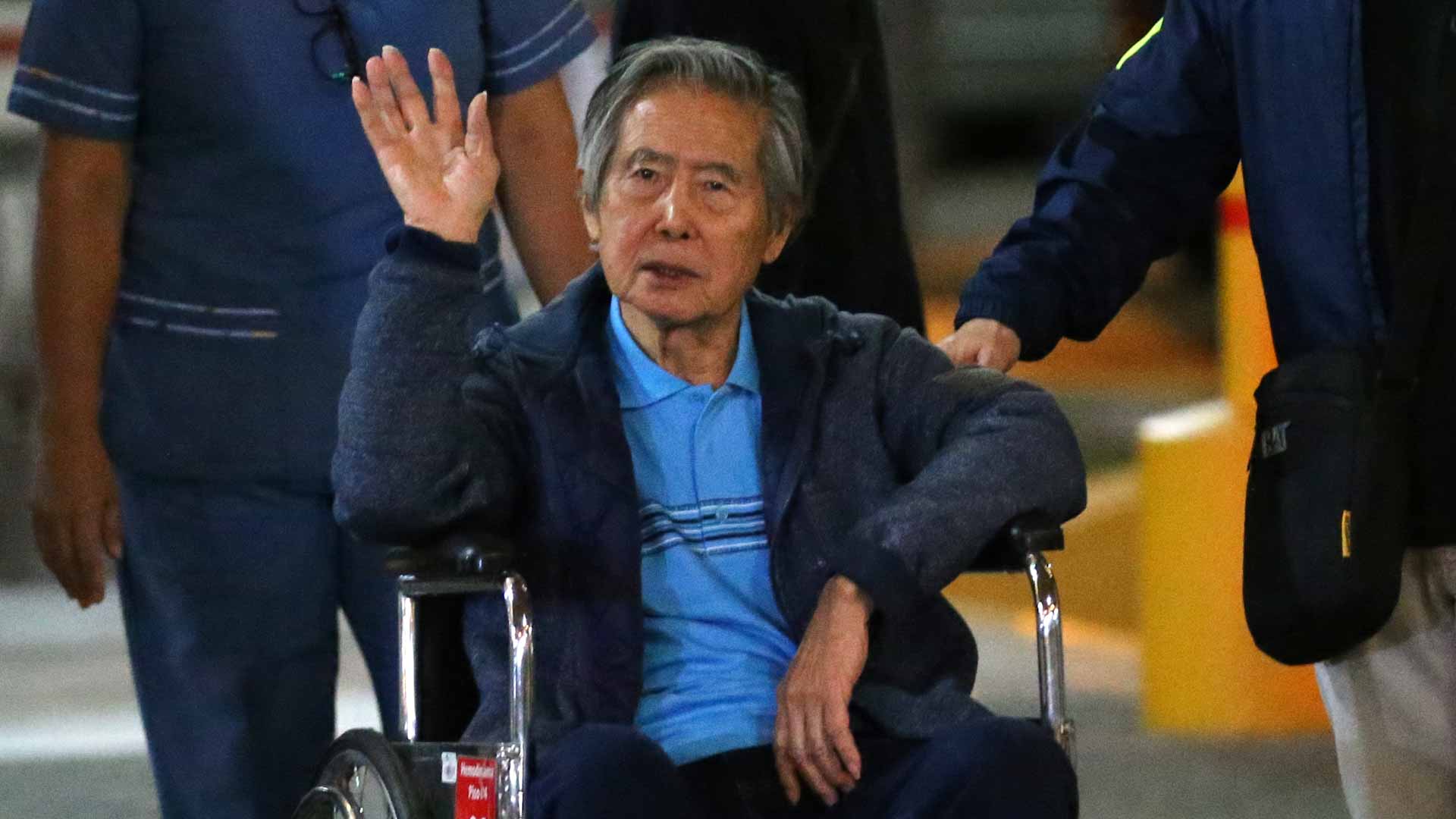 Image for the title: Peru's ex-president Fujimori hospitalized again 