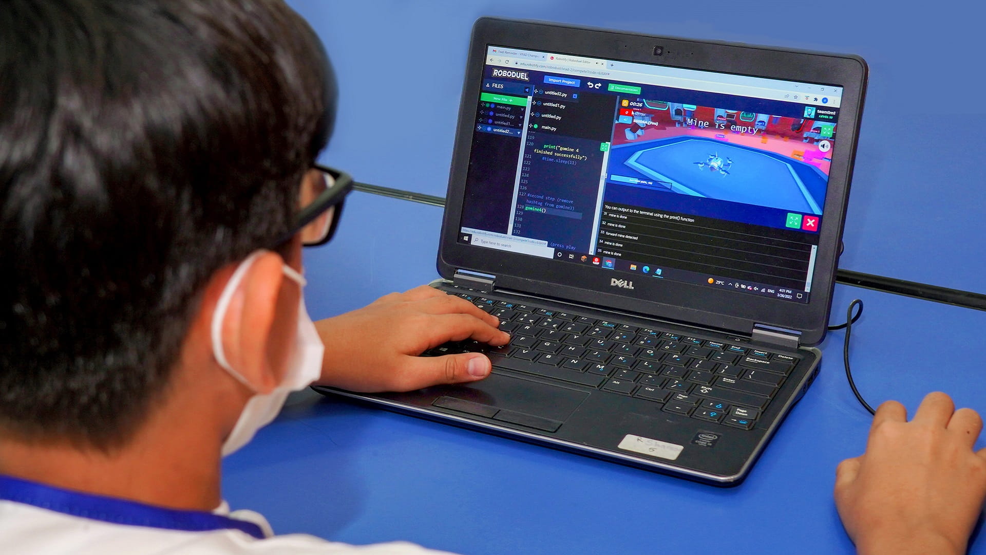 Image for the title: Sharjah Children achieves 3rd in the world in VRAD 