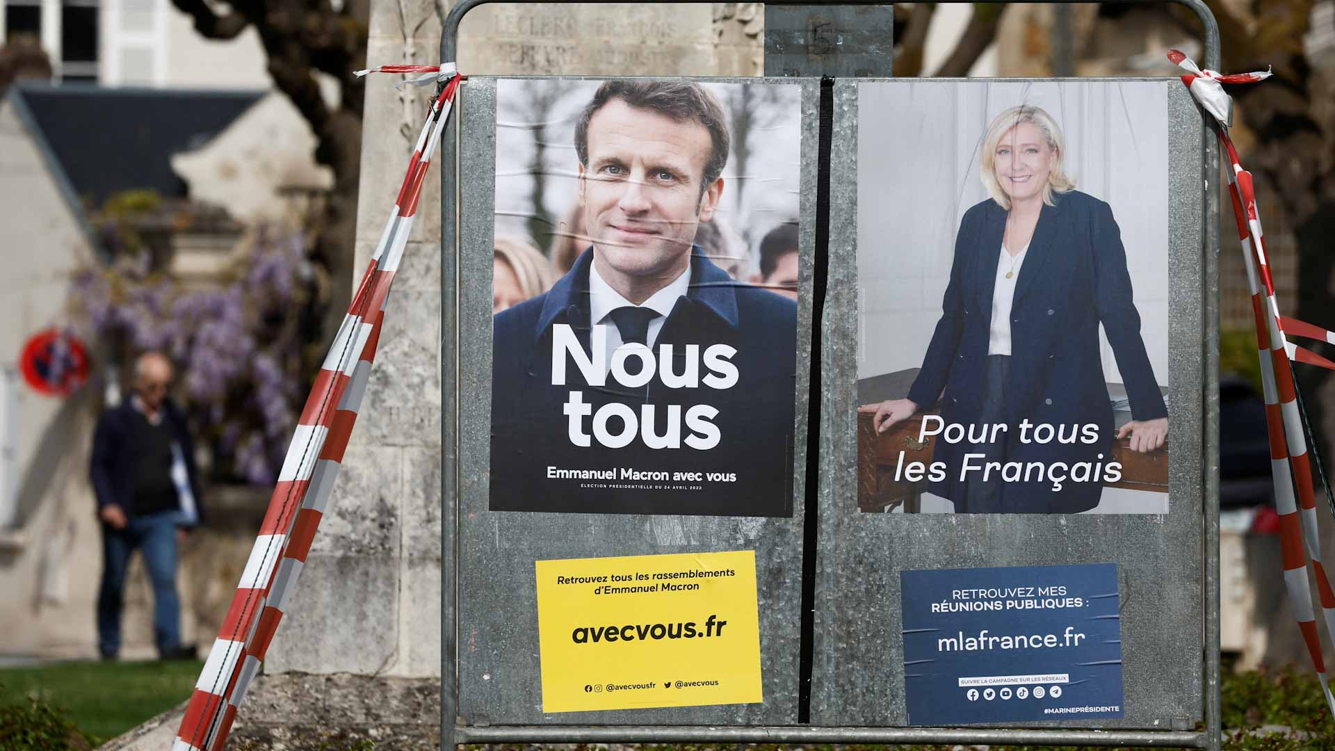 صورة بعنوان: اشتباك ماكرون ولوبان حول موقفها من روسيا والاتحاد الأوروبي 