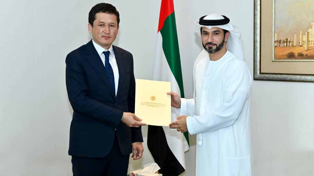 Image for the title: MoFAIC receives credentials copy from new Uzbek Ambassador 