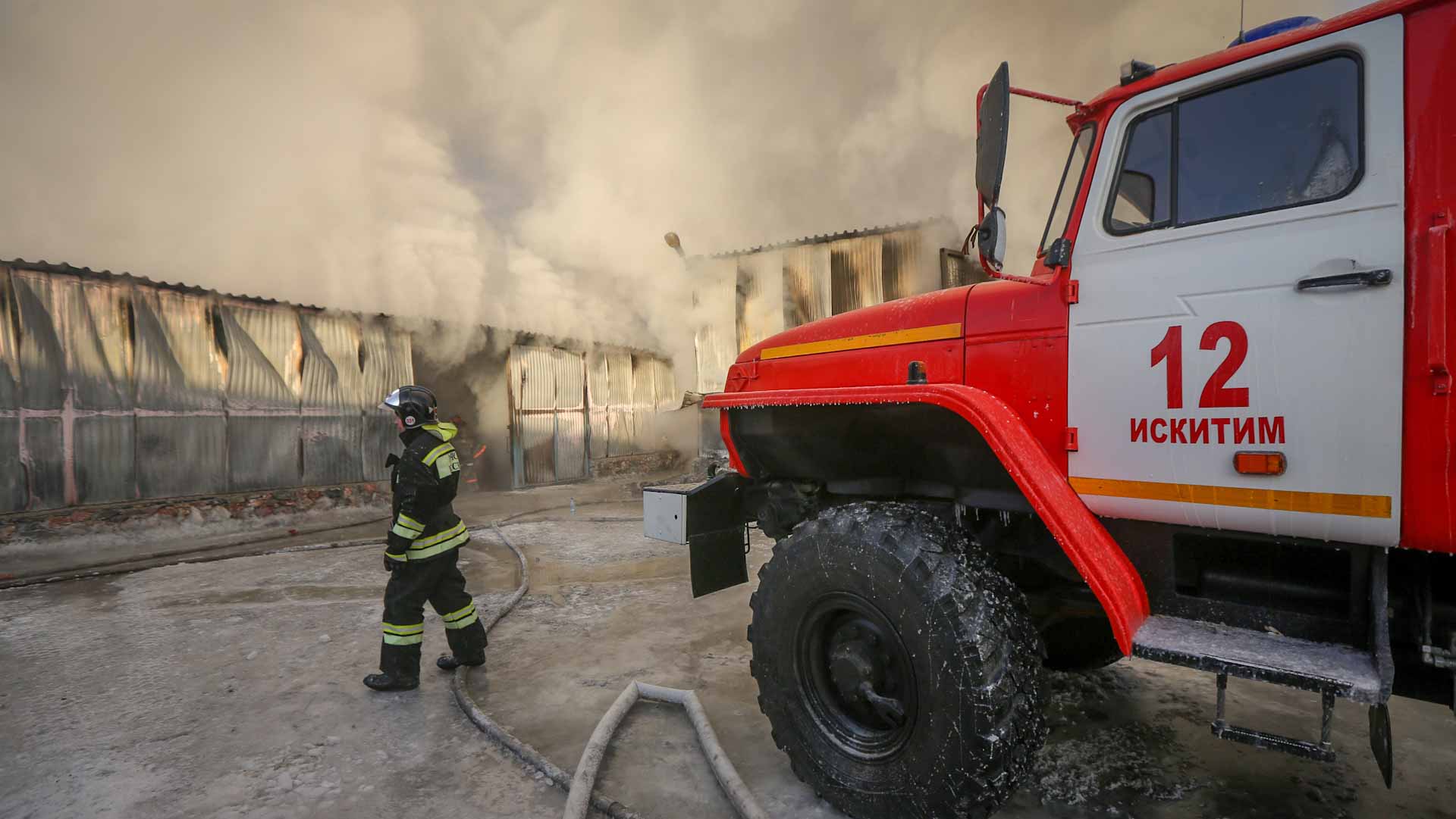 صورة بعنوان: 7 قتلى في حريق بمعهد أبحاث عسكري في موسكو  