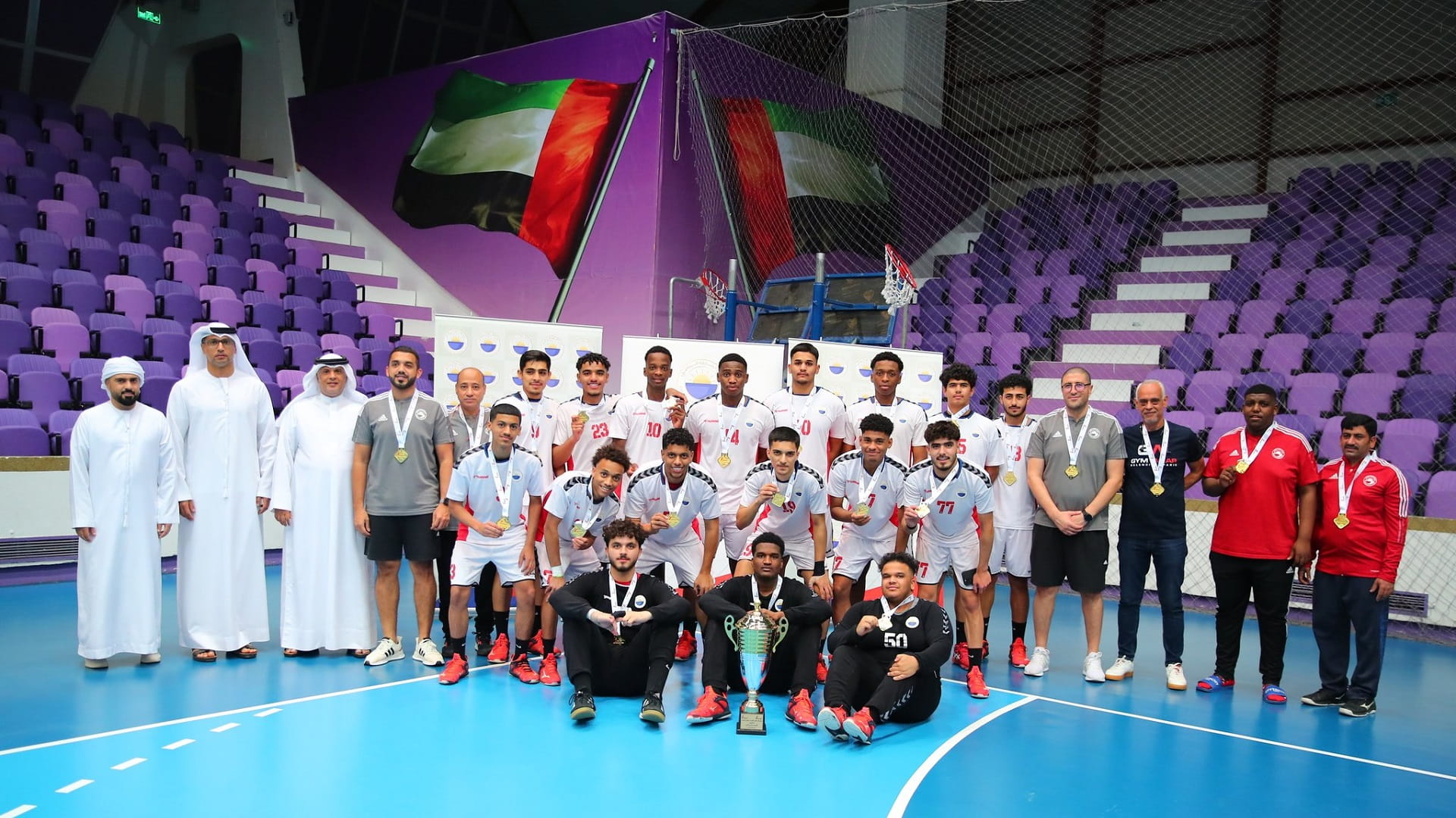 Image for the title: Sharjah's handball team sets new record 