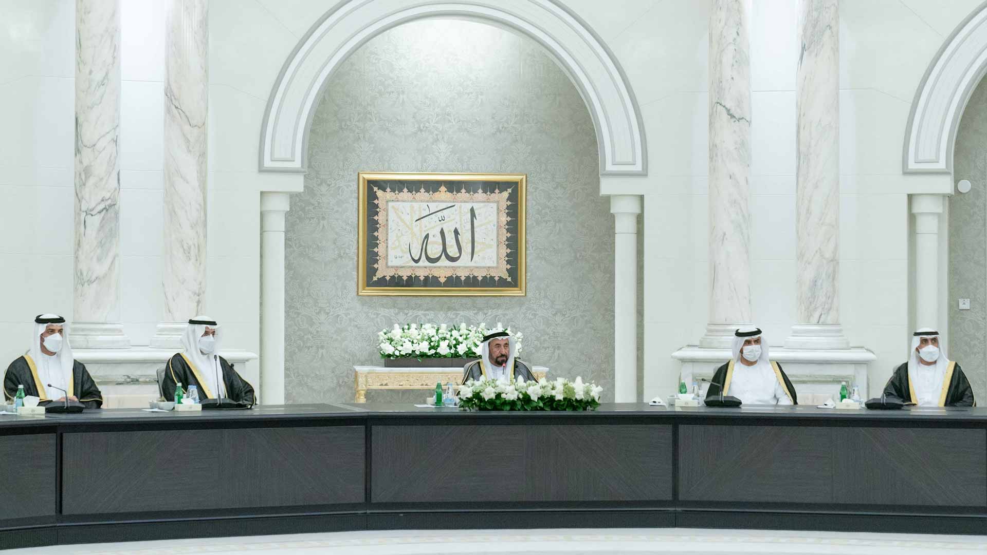Image for the title: Sharjah Ruler attends meeting of SEC after its new formation 
