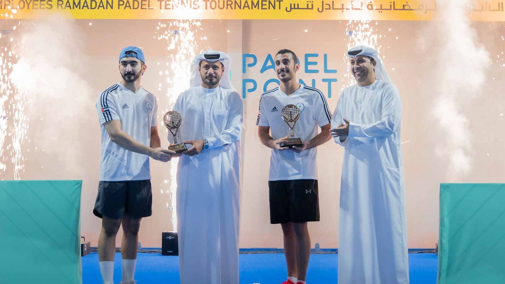 Image for the title: Sharjah Police, Girl Guides Crowned 1st at Sharjah Padel Tennis 