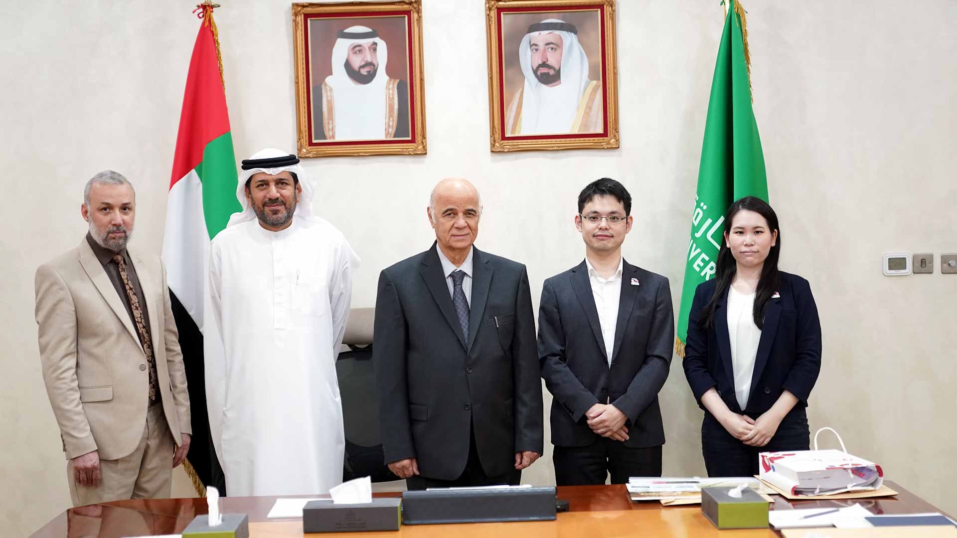 صورة بعنوان: جامعة الشارقة تستقبل وفداً من القنصلية العامة لليابان في دبي  