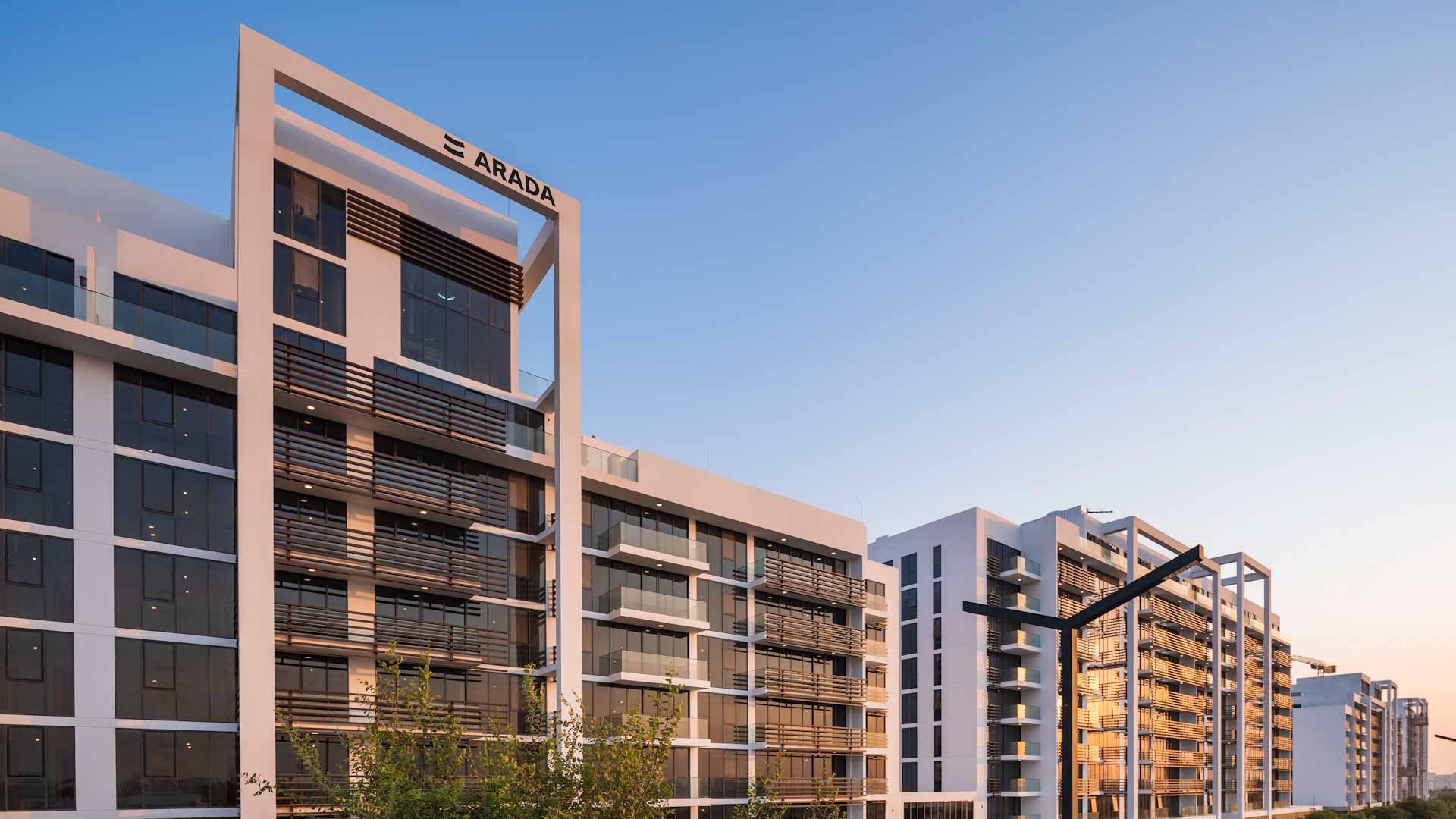 Image for the title: Arada completes its first residential phase of Sharjah's 'Aljada' 